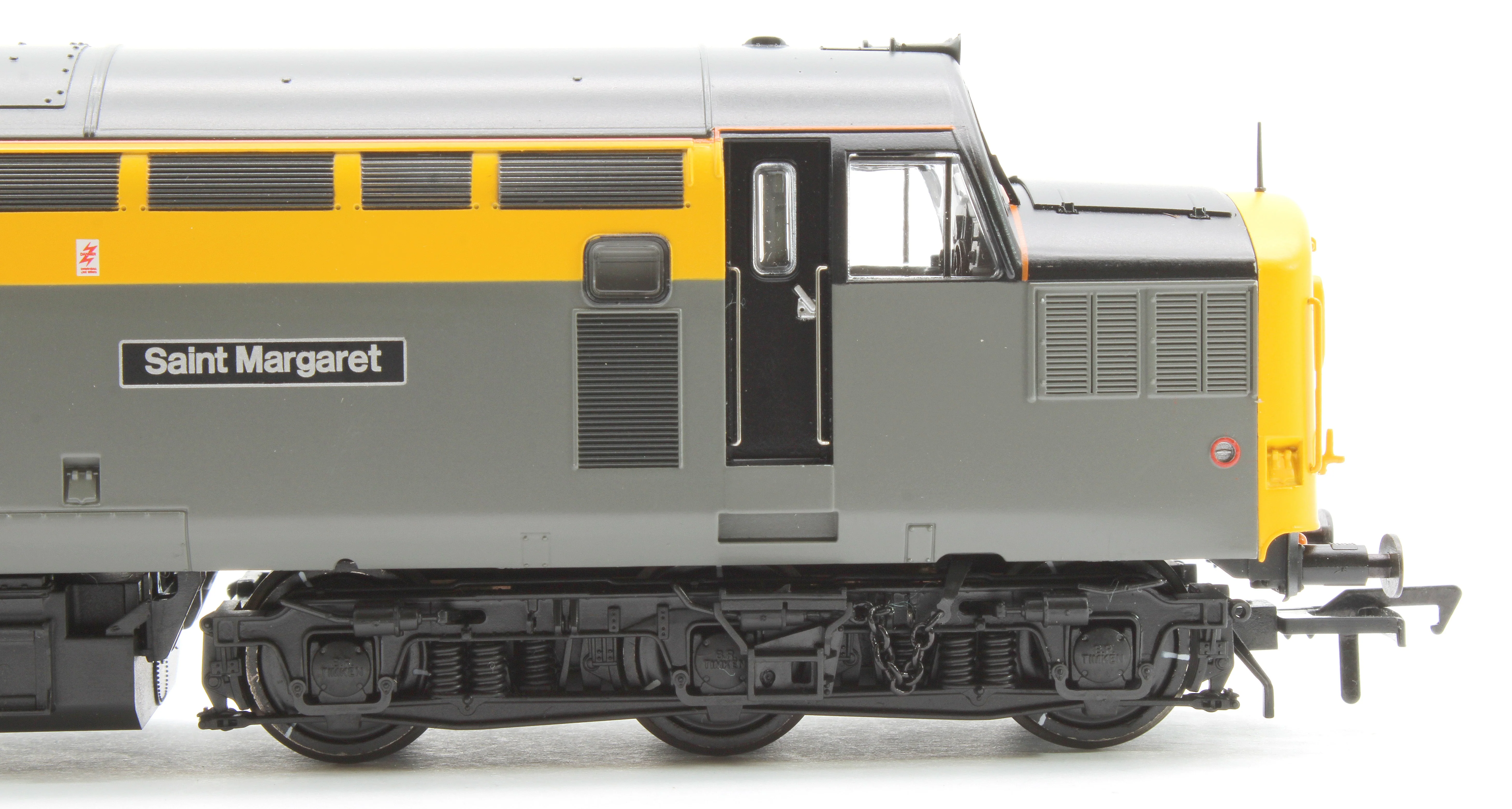 35-308SFX Pre-Owned Class 37/0 Centre Headcode 37201 'St. Margaret' BR Eng. Grey & Yellow Diesel Locomotive - Deluxe DCC Sound - Image 6