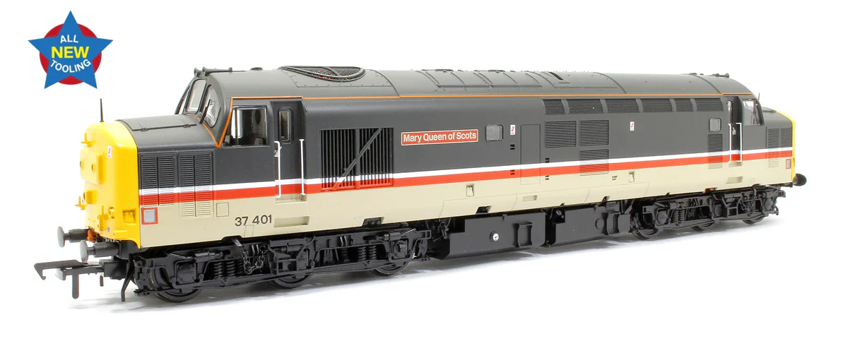 Pre-Owned 35-336 Class 37/4 Refurbished 37401 'Mary Queen of Scots' BR Intercity Mainline Diesel Locomotive - DCC Fitted
