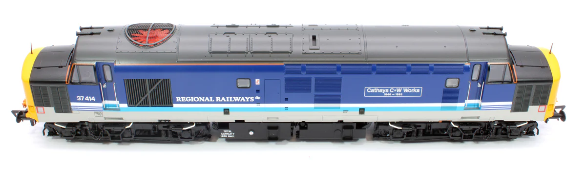 35-338 Class 37/4 37414 'Cathays C&W Works 1846-1993' BR Regional Railways Diesel Locomotive - Image 12