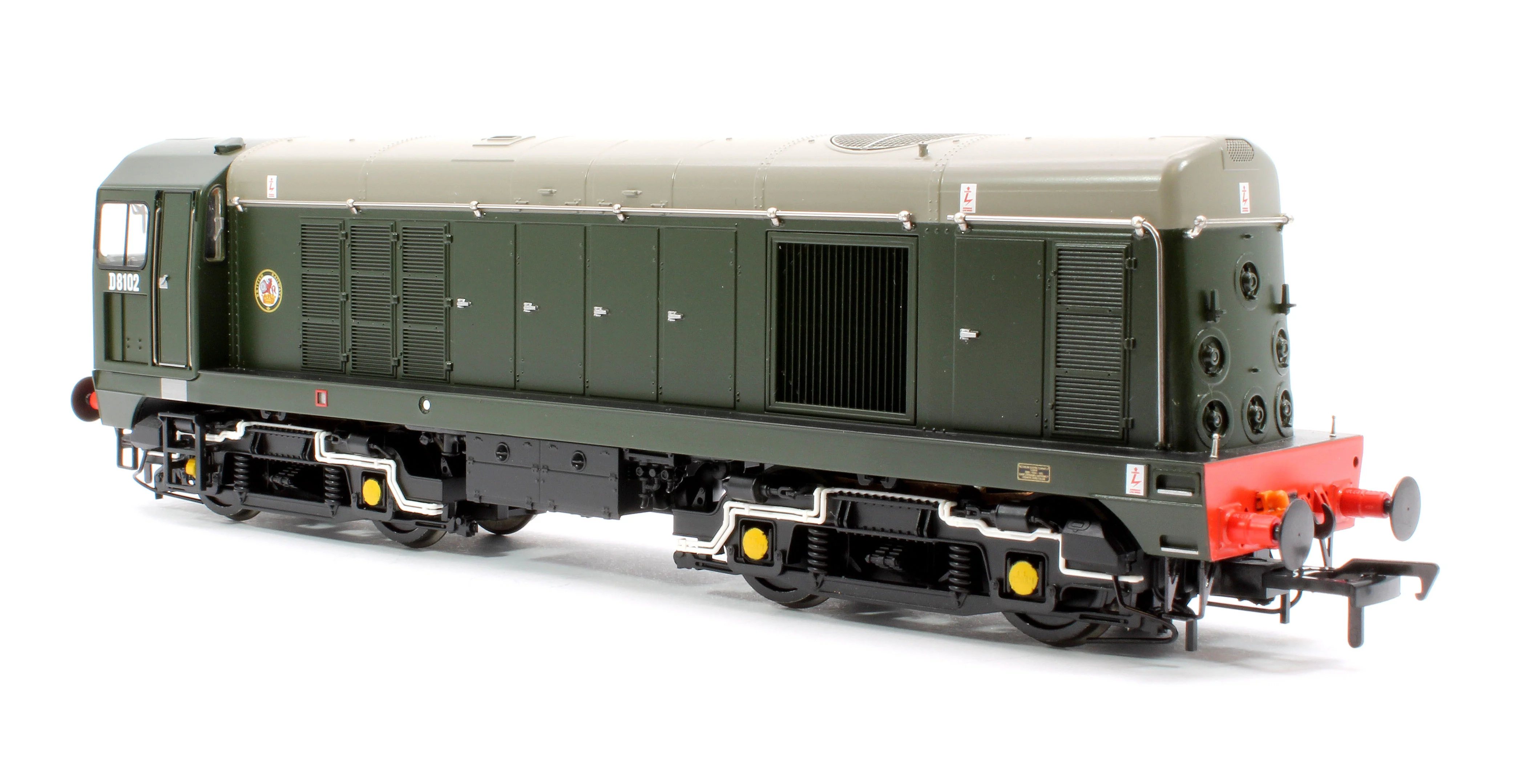 35-352ASF Class 20/0 Disc Headcode & Tablet Catcher D8102 BR Green (Roundel) Diesel Locomotive - Sound Fitted - Image 4