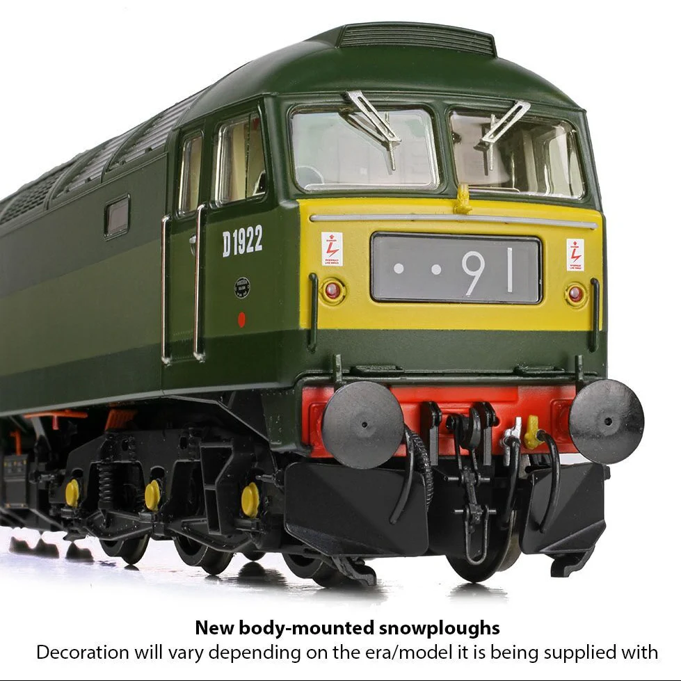 35-410ASF Class 47/0 D1922 BR Two-Tone Green (Small Yellow Panels) Diesel Locomotive - DCC Sound - Image 6