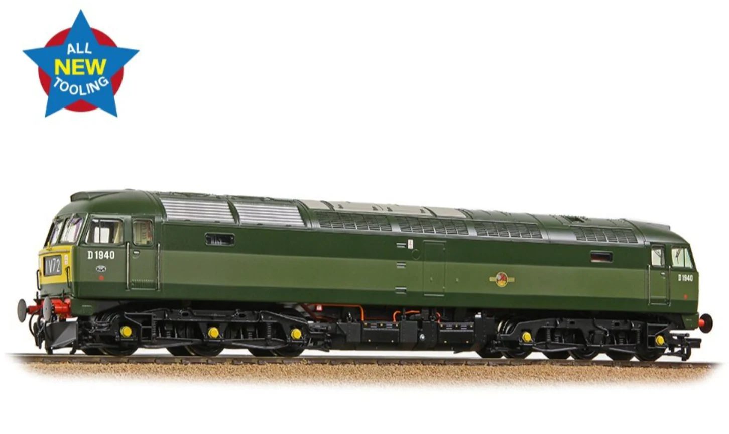 35-410B Class 47/0 D1940 BR Two-Tone Green (Small Yellow Panels) Diesel Locomotive