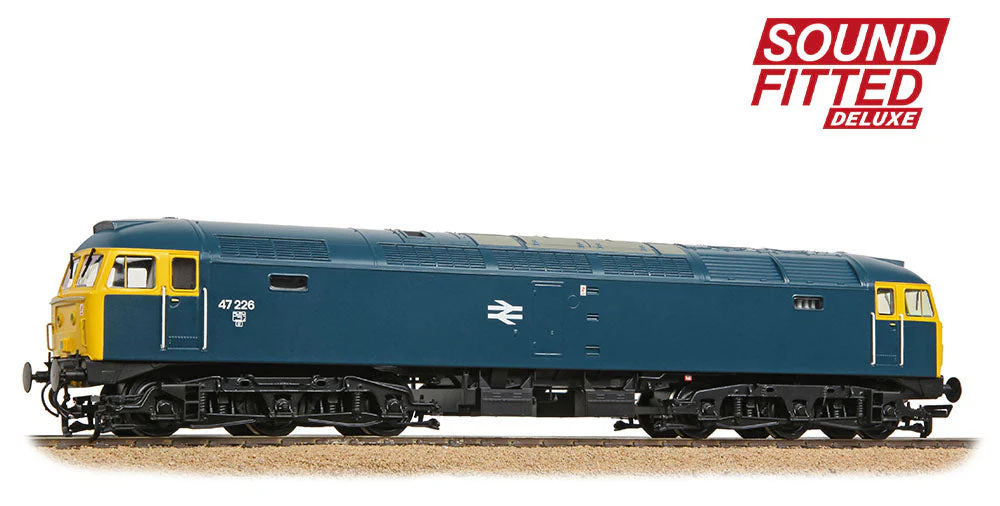 35-411ASFX Class 47/0 47226 BR Blue Diesel Locomotive - DCC Sound Deluxe