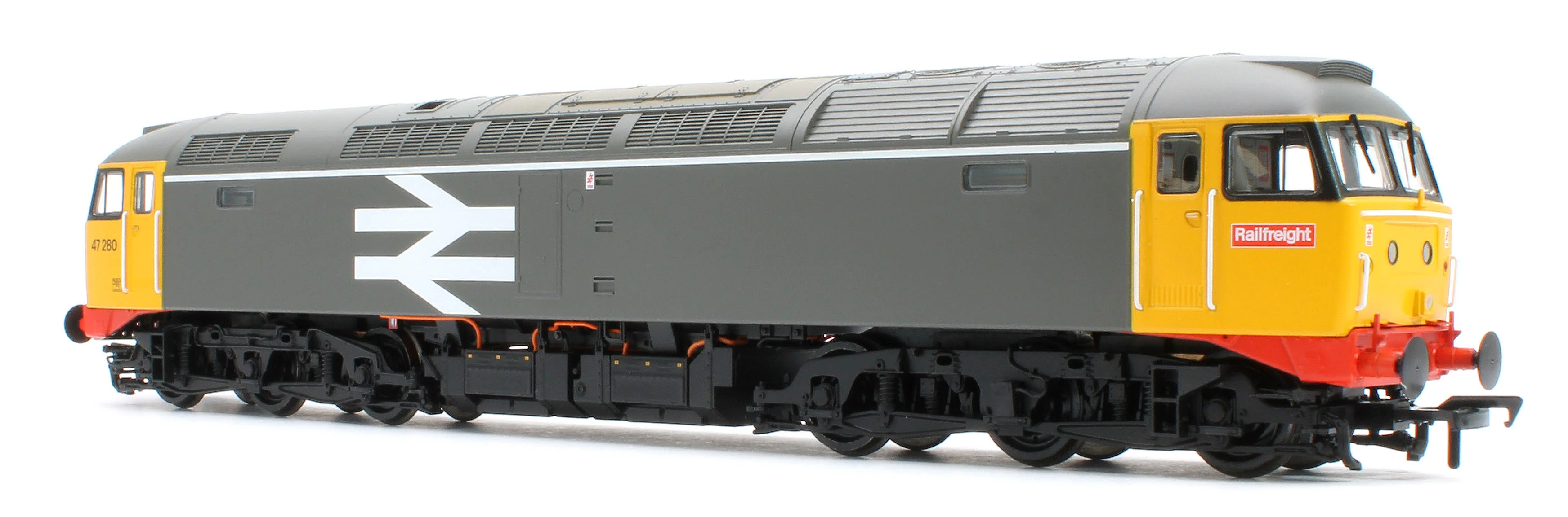 35-416 Class 47/0 47280 BR Railfreight Grey Diesel Locomotive - Image 3