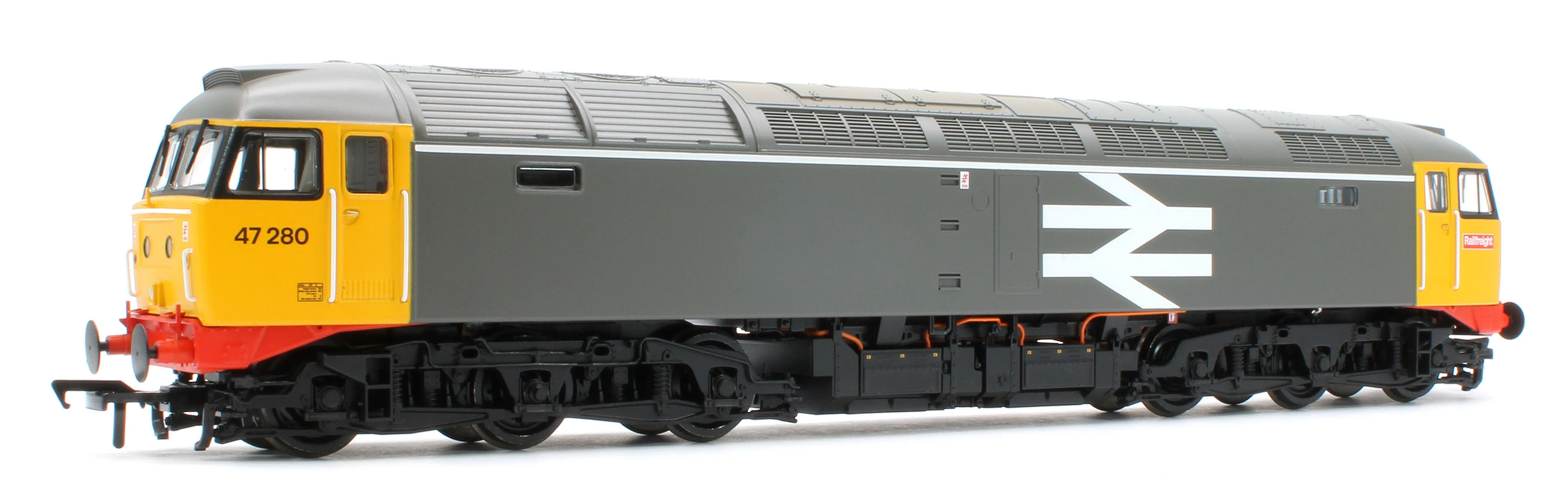 35-416 Class 47/0 47280 BR Railfreight Grey Diesel Locomotive - Image 4