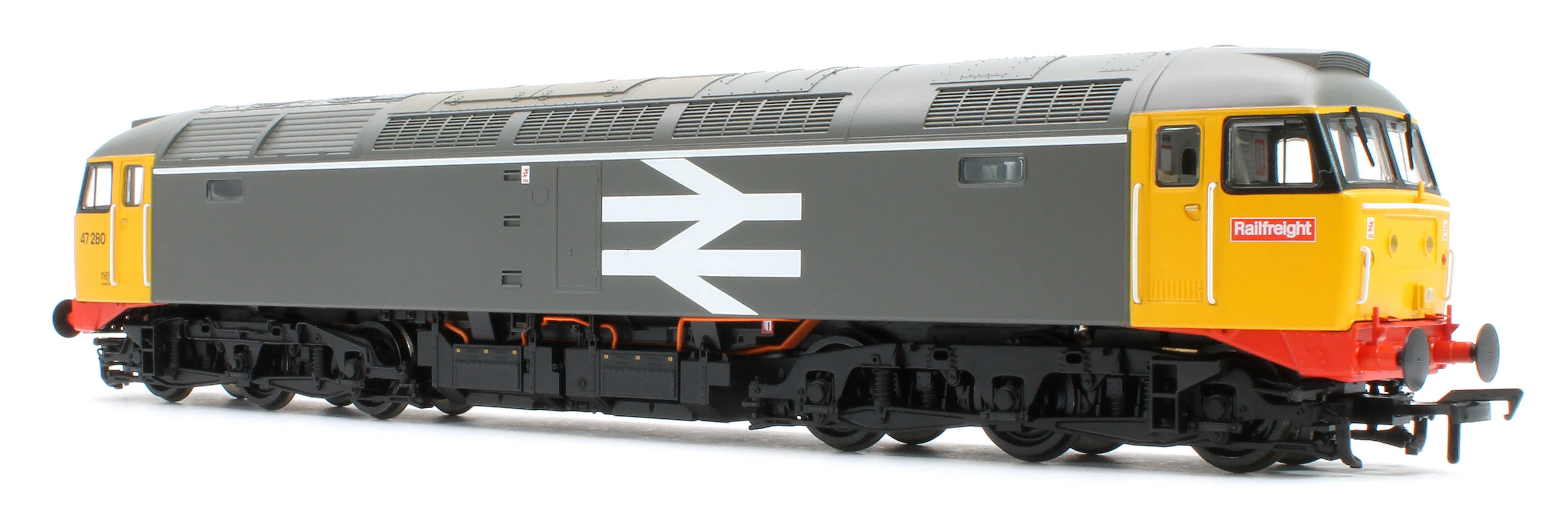 35-416 Class 47/0 47280 BR Railfreight Grey Diesel Locomotive - Image 5