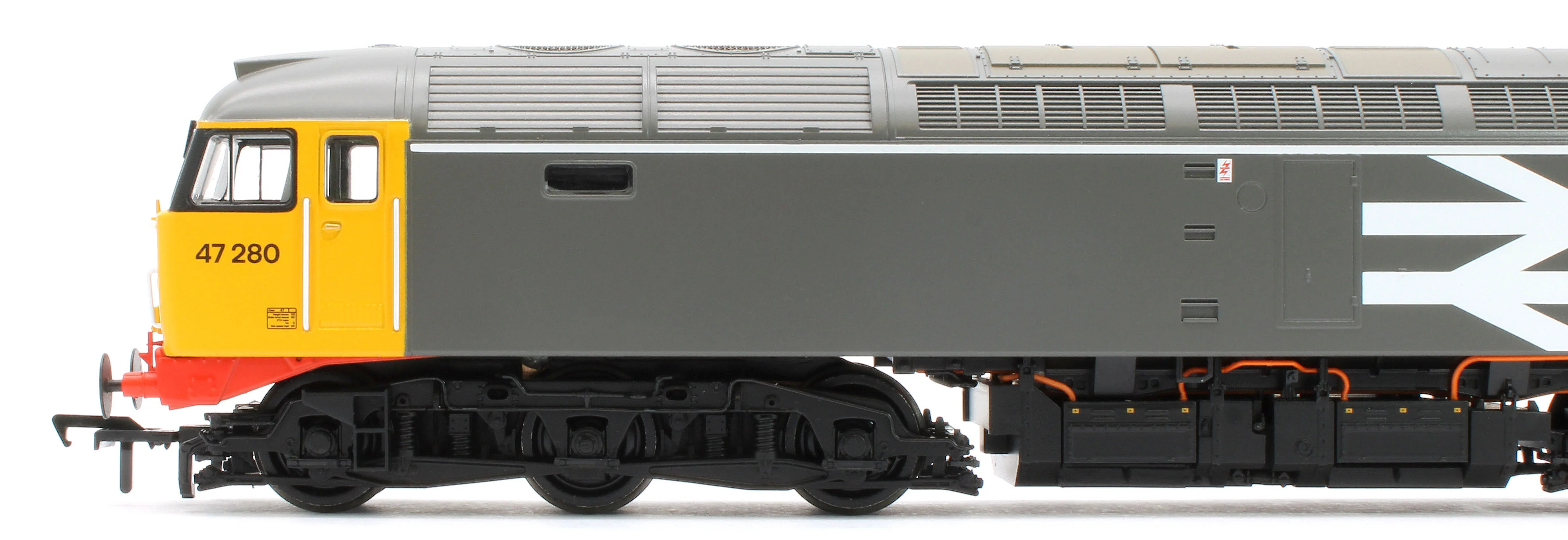 35-416SF Class 47/0 47280 BR Railfreight Grey Diesel Locomotive - DCC Sound - Image 8