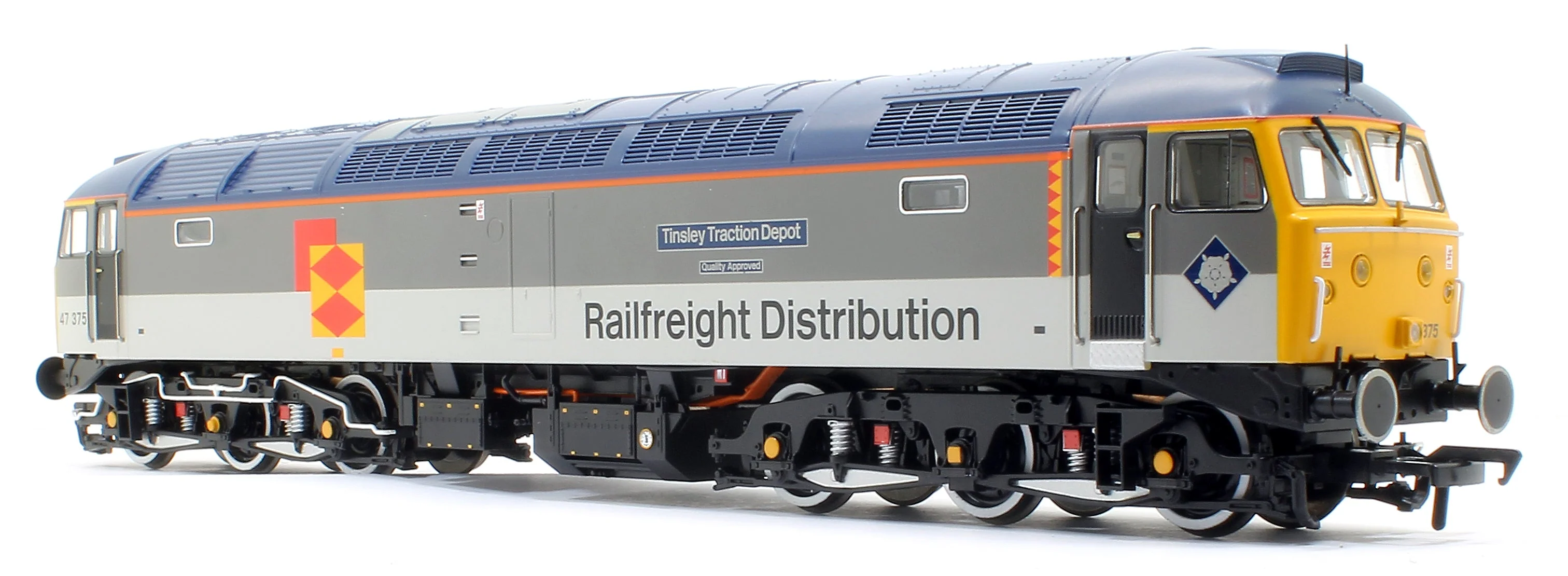 Pre-Owned 35-419 Class 47/3 47375 'Tinsley Traction Depot' BR RF Distribution European Diesel Locomotive - DCC Fitted - Image 3
