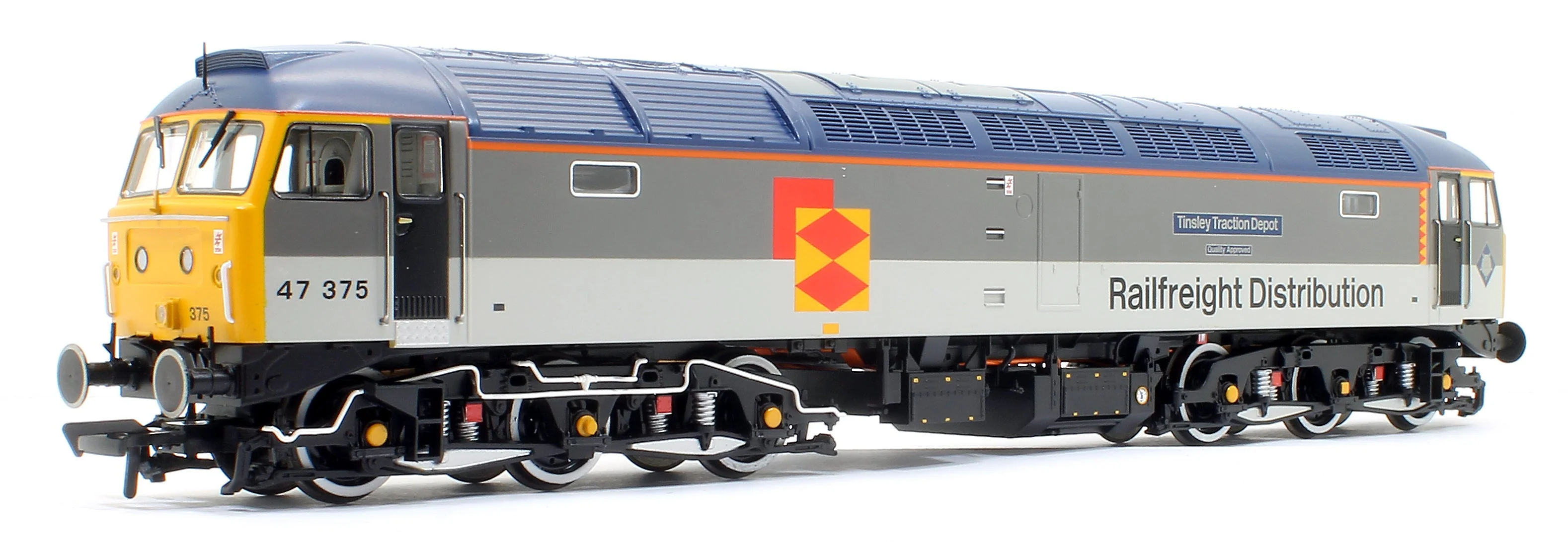 Pre-Owned 35-419 Class 47/3 47375 'Tinsley Traction Depot' BR RF Distribution European Diesel Locomotive - DCC Fitted - Image 4