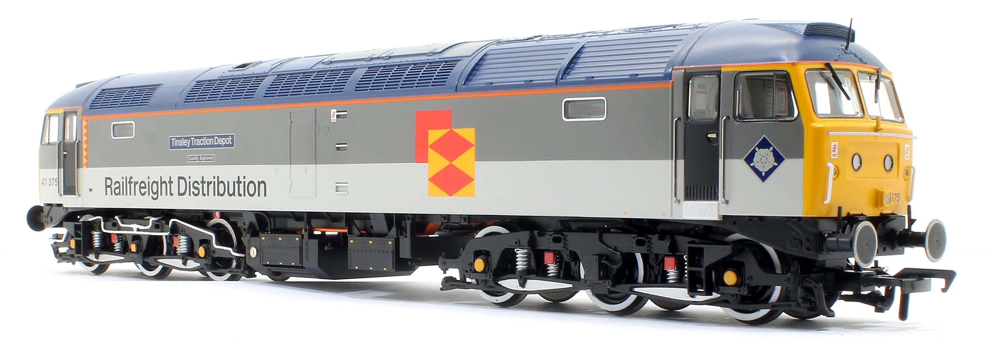 Pre-Owned 35-419 Class 47/3 47375 'Tinsley Traction Depot' BR RF Distribution European Diesel Locomotive - DCC Fitted - Image 6
