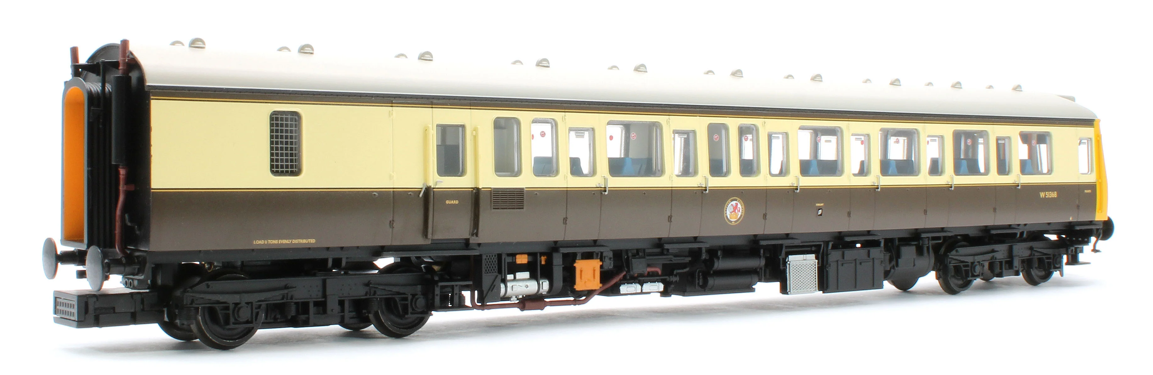 35-500Z Class 117 3 Car DMU Set Number B430 GW 150 Chocolate & Cream (Kernow Model Rail Centre Exclusive) - Image 12