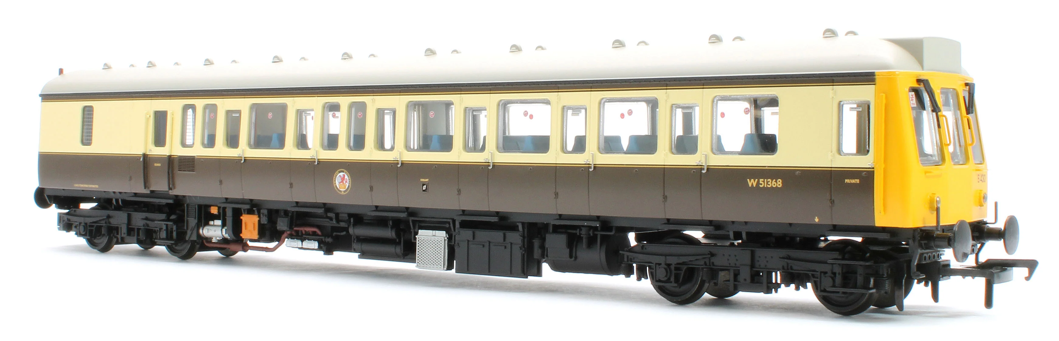 35-500Z Class 117 3 Car DMU Set Number B430 GW 150 Chocolate & Cream (Kernow Model Rail Centre Exclusive) - Image 14