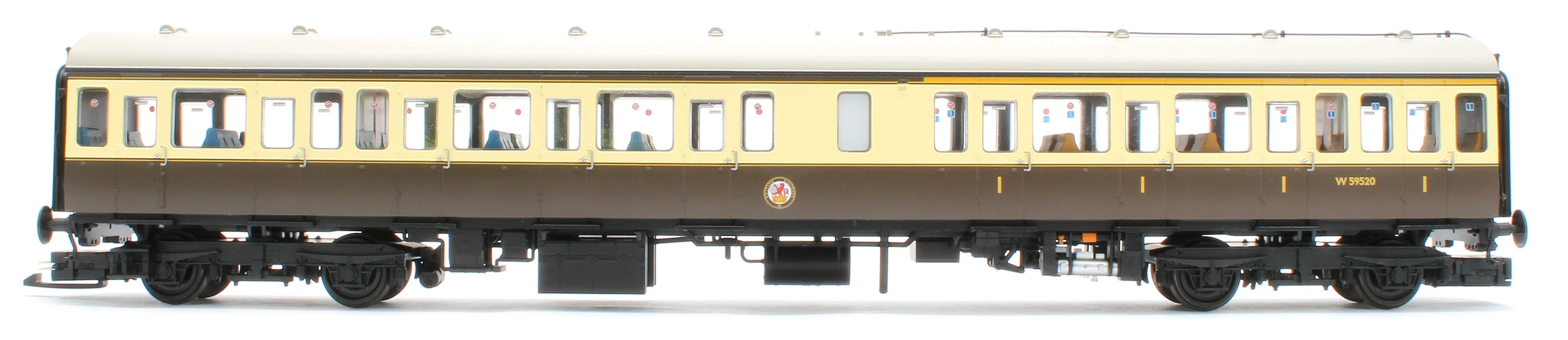 35-500Z Class 117 3 Car DMU Set Number B430 GW 150 Chocolate & Cream (Kernow Model Rail Centre Exclusive) - Image 8