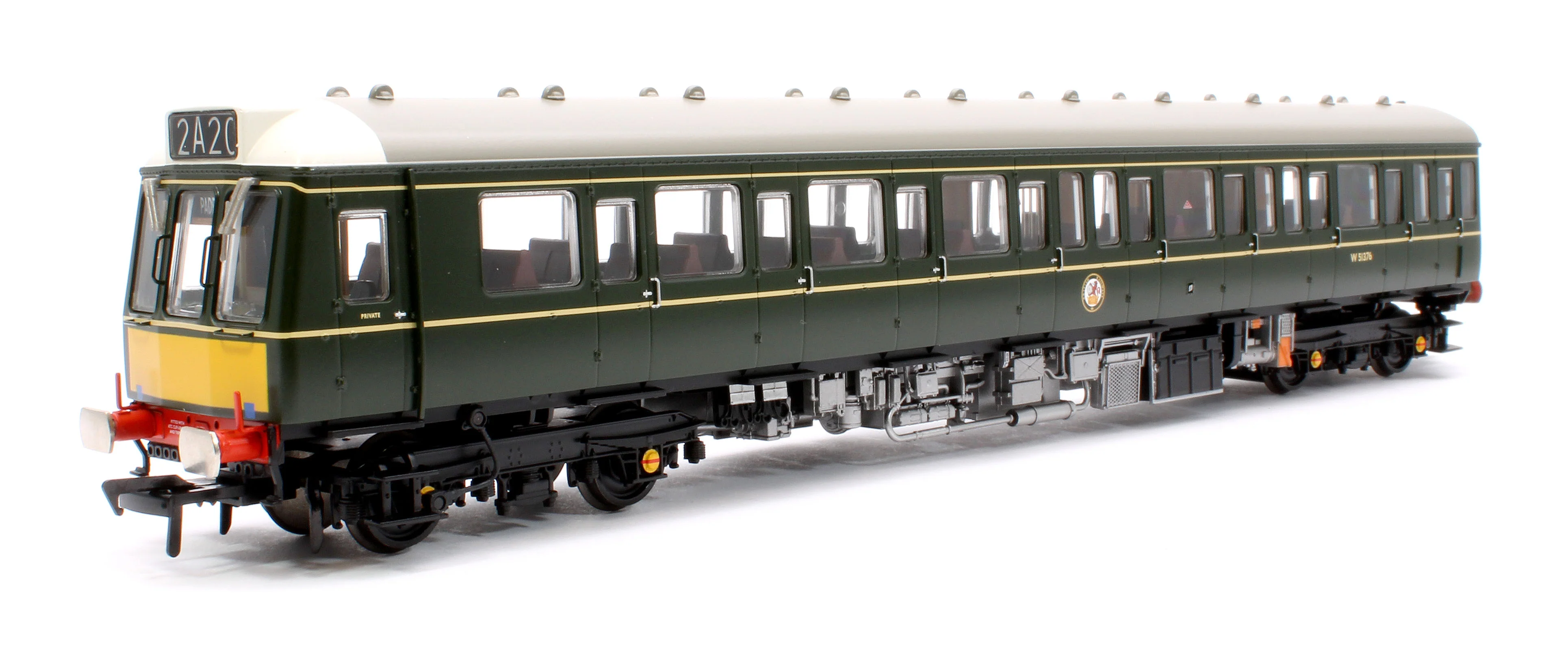 35-503 Class 117 3-Car DMU R334 BR Green (Small Yellow Panels) - Image 5
