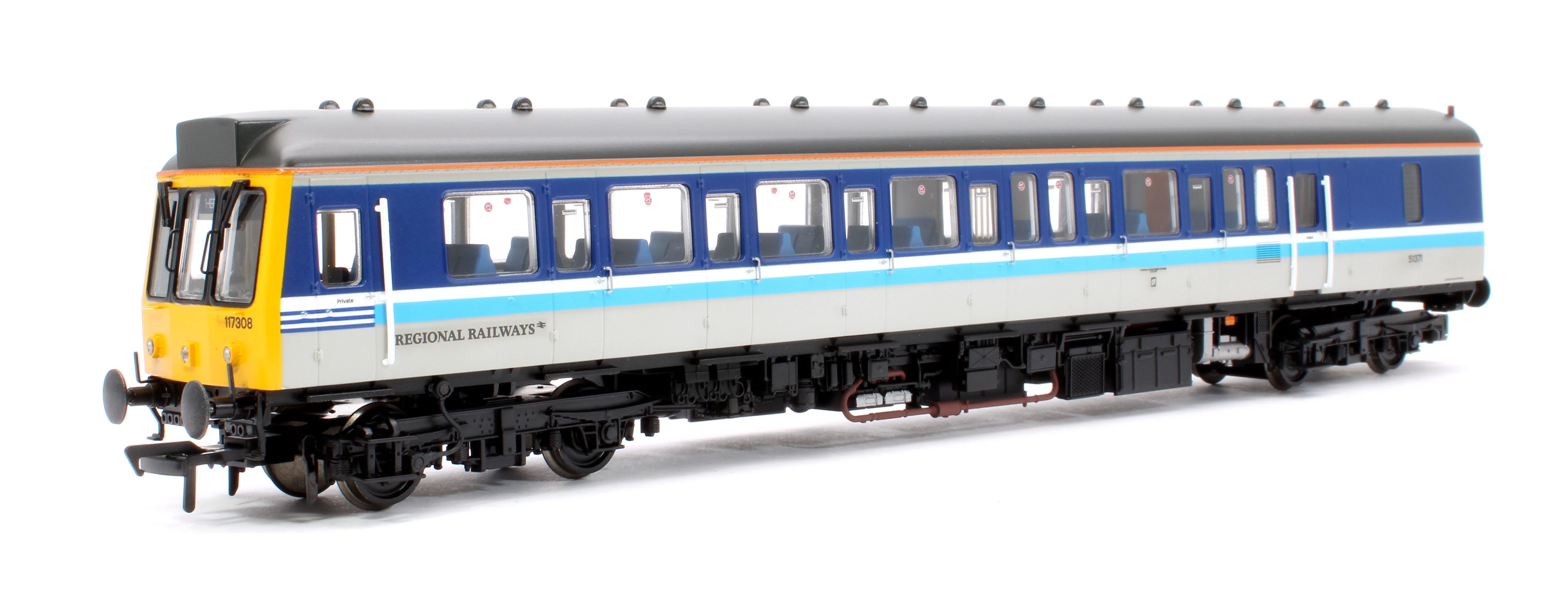 35-505 Class 117 3-Car DMU 117308 BR Regional Railways - Image 3