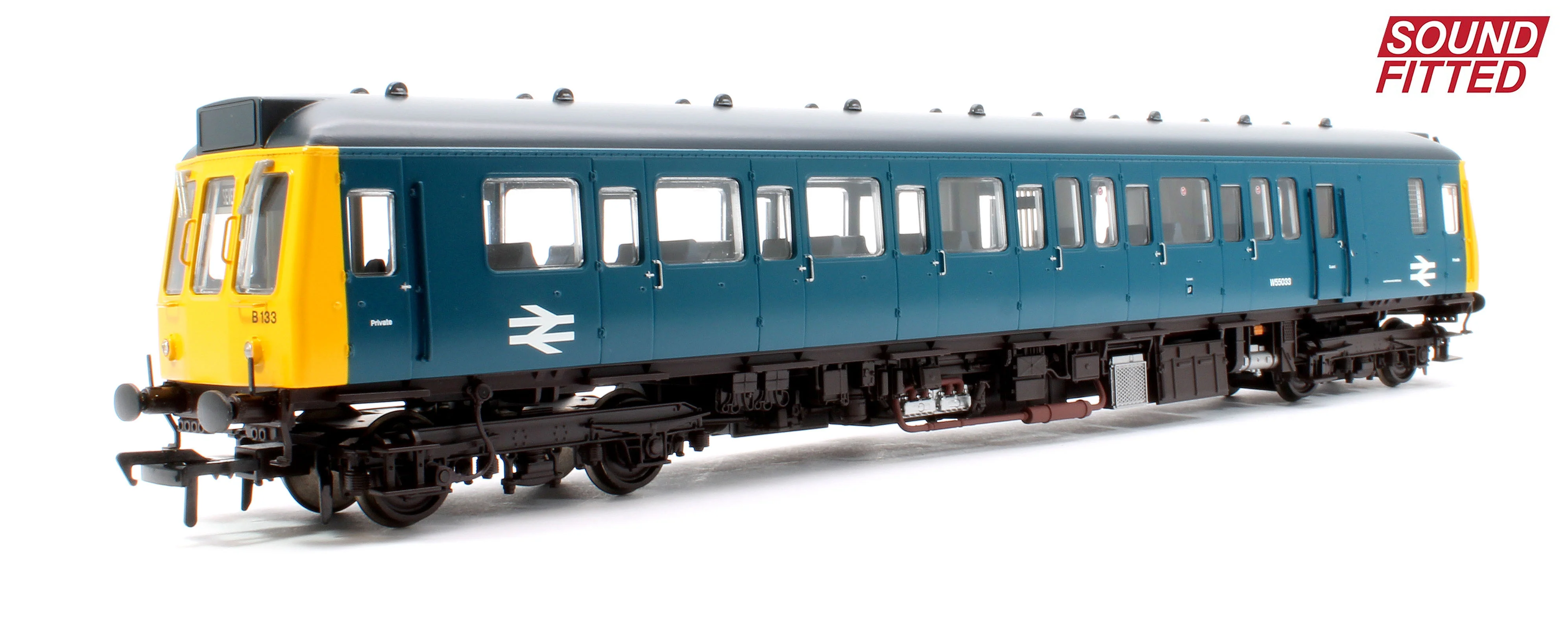 35-529SF Class 121 Single-Car DMU W55033 BR Blue - DCC Sound