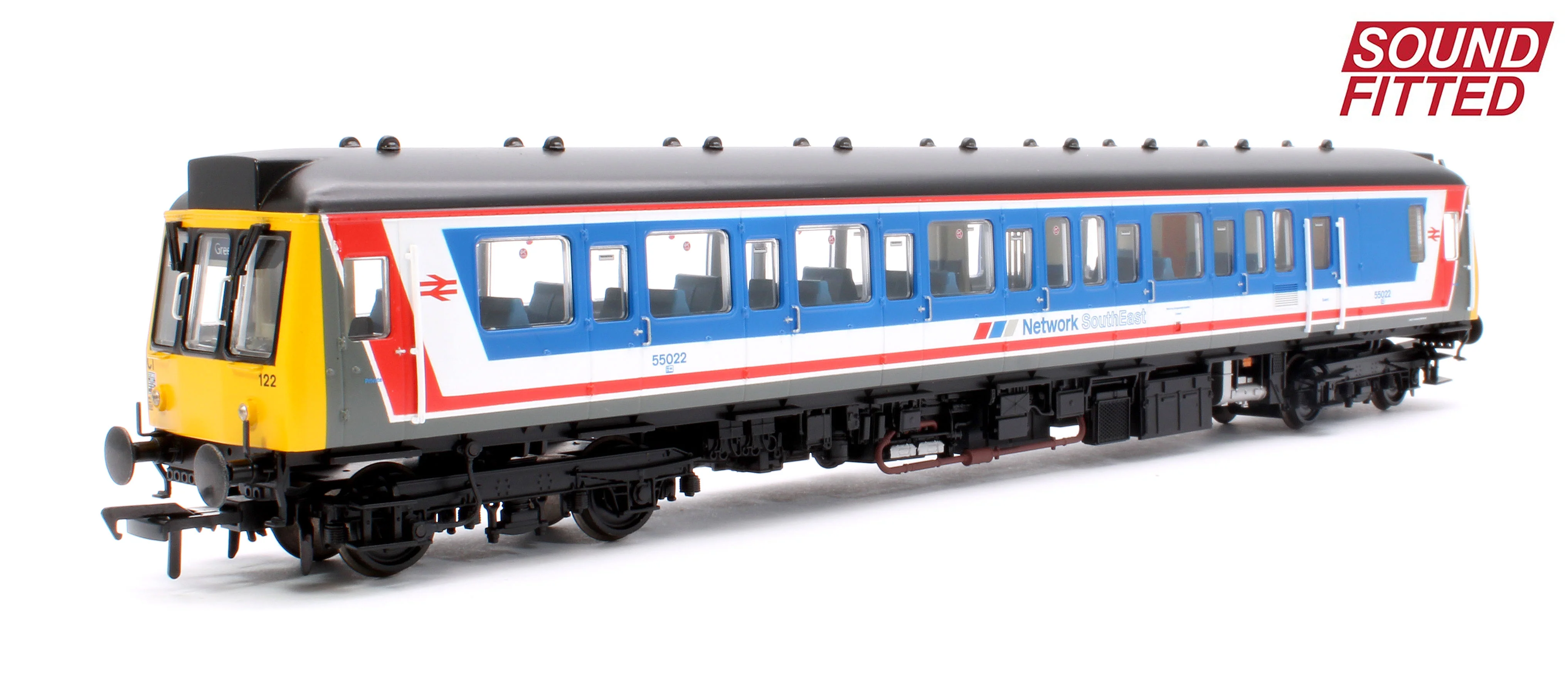 35-530SF Class 121 Single-Car DMU 55022 BR Network SouthEast (Original) - DCC Sound