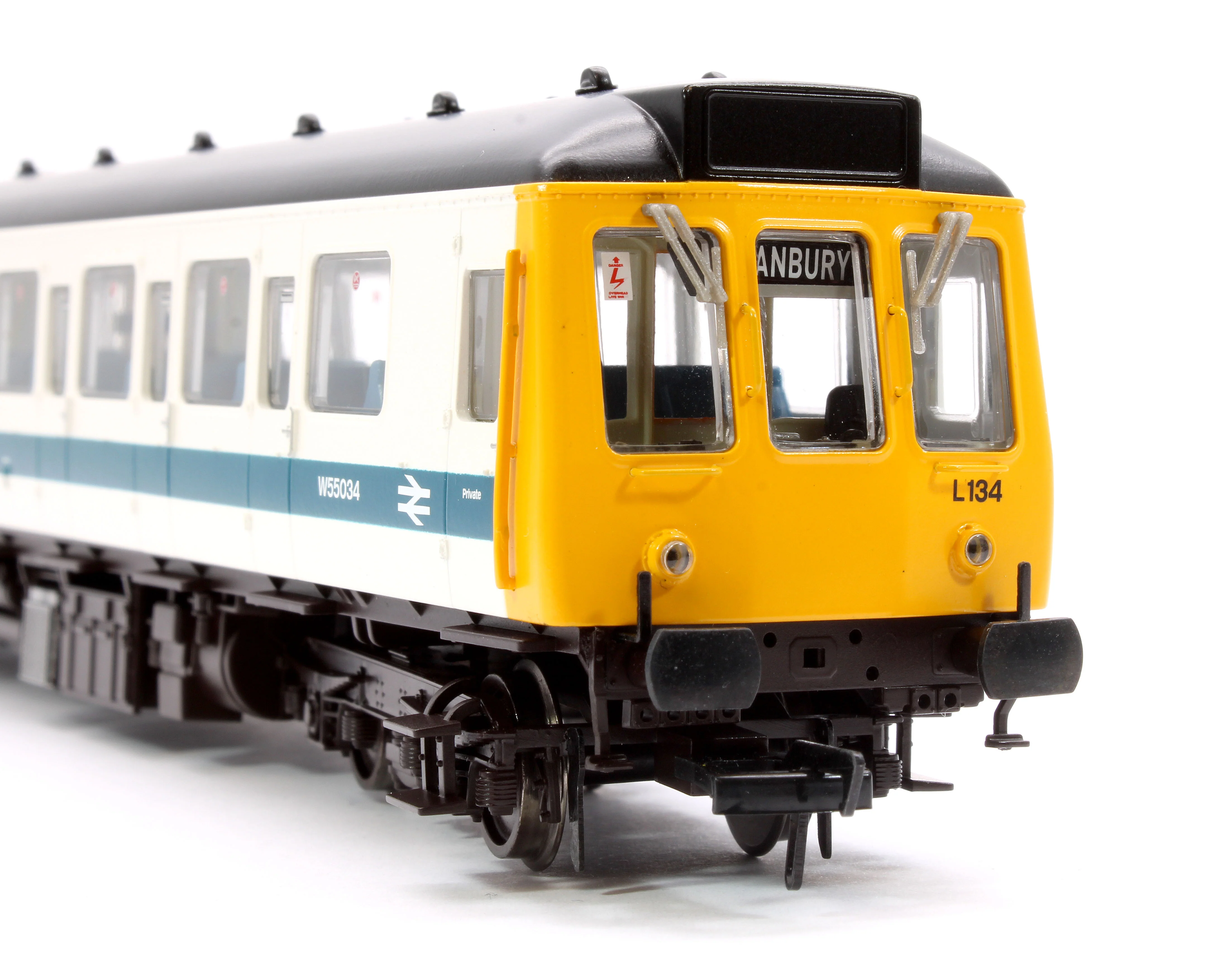 35-531SF Class 121 Single-Car DMU W55034 BR White & Blue - DCC Sound - Image 6