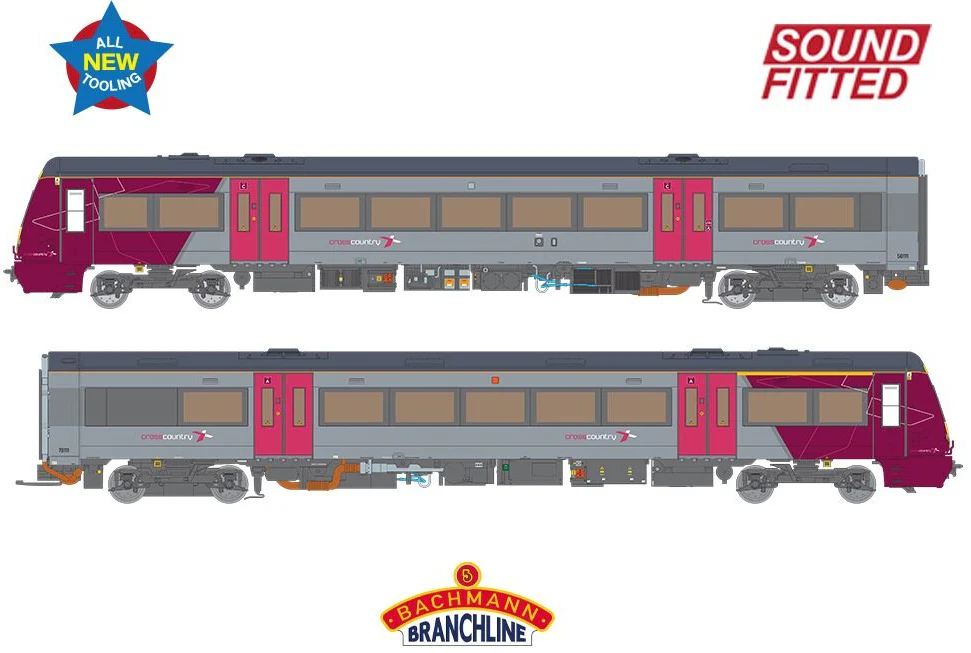 35-602SF Class 170/1 2-Car DMU 170111 Cross Country - DCC Sound