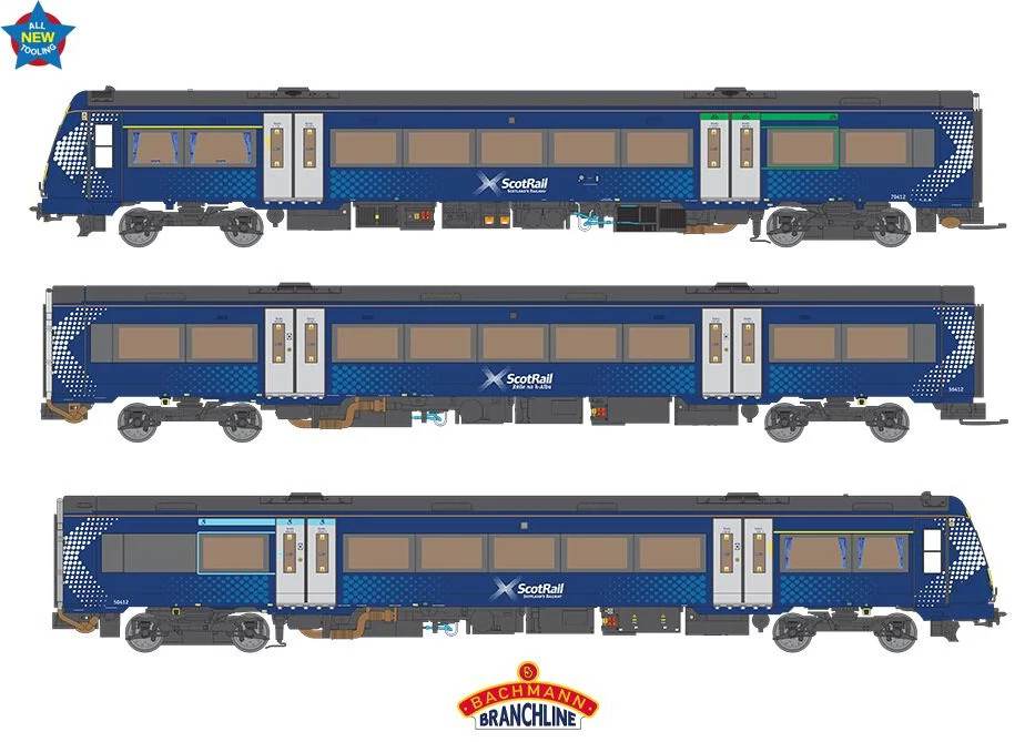35-625 Class 170/4 3-Car DMU 170412 ScotRail