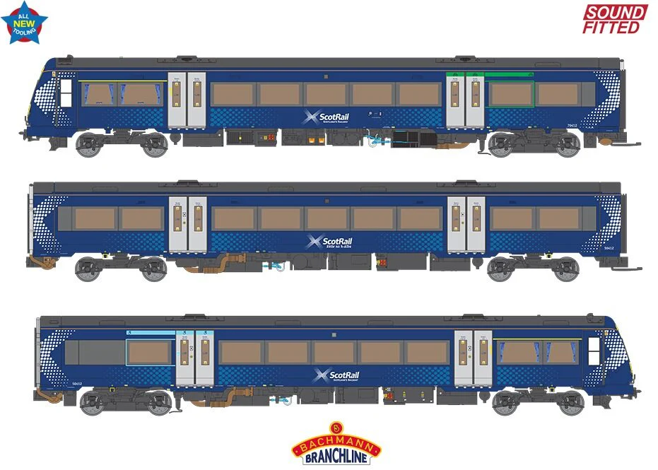35-625SF Class 170/4 3-Car DMU 170412 ScotRail - DCC Sound