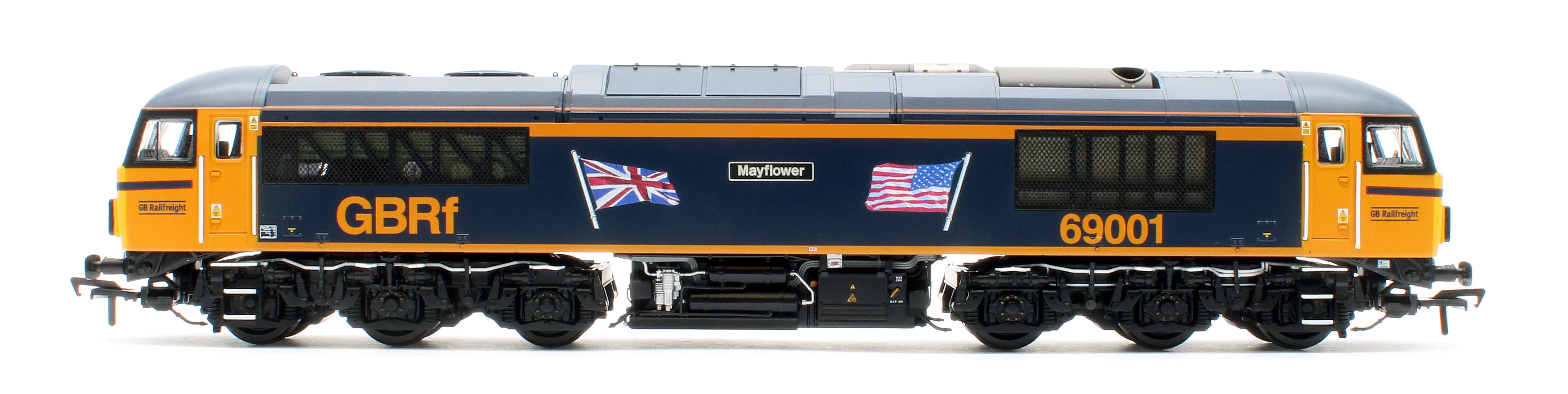 35-776 Class 69 69001 'Mayflower' GBRf (UK & US Flags) Diesel Locomotive - Image 6