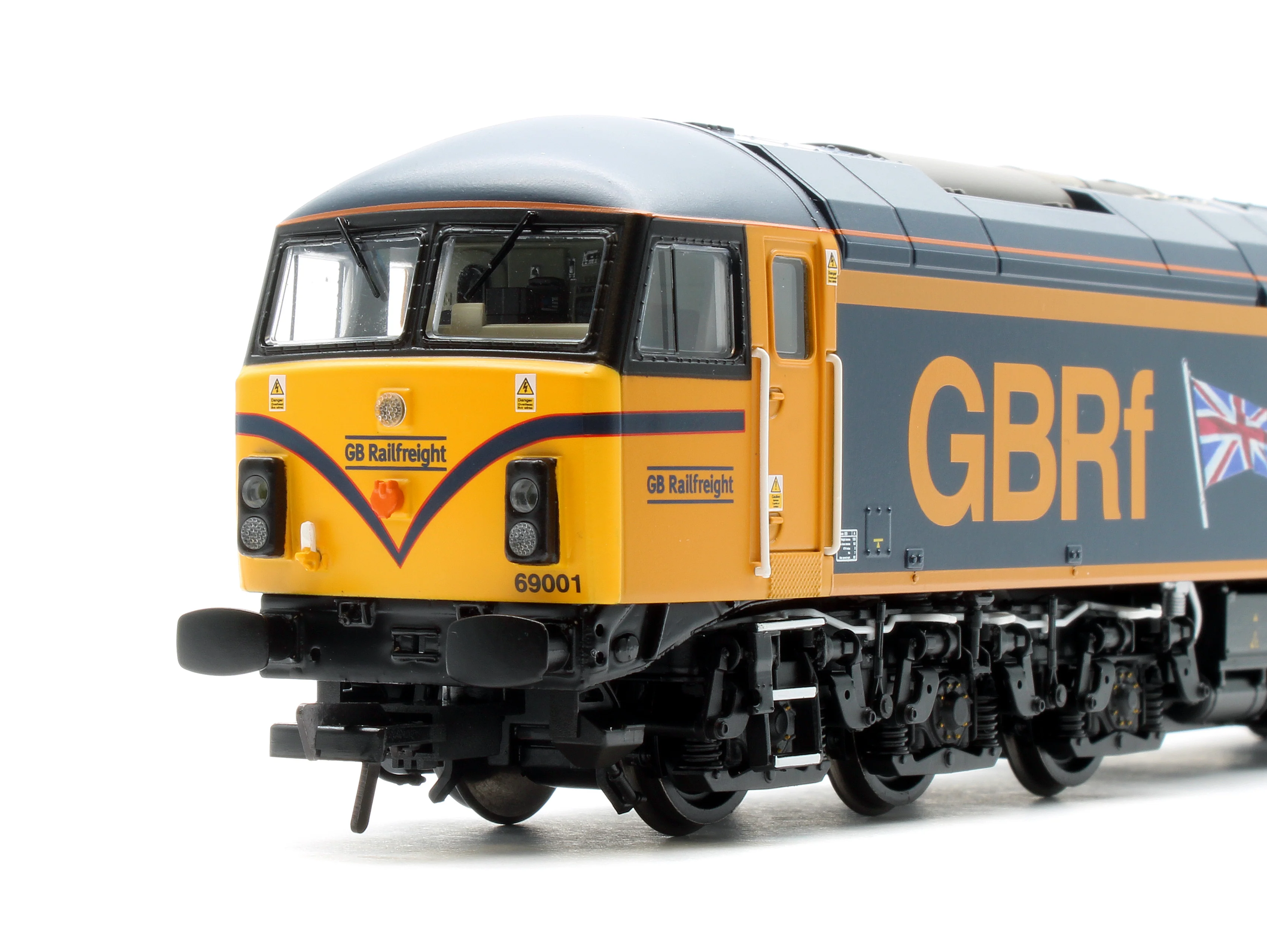 35-776SF Class 69 69001 'Mayflower' GBRf (UK & US Flags) Diesel Locomotive - DCC Sound - Image 7