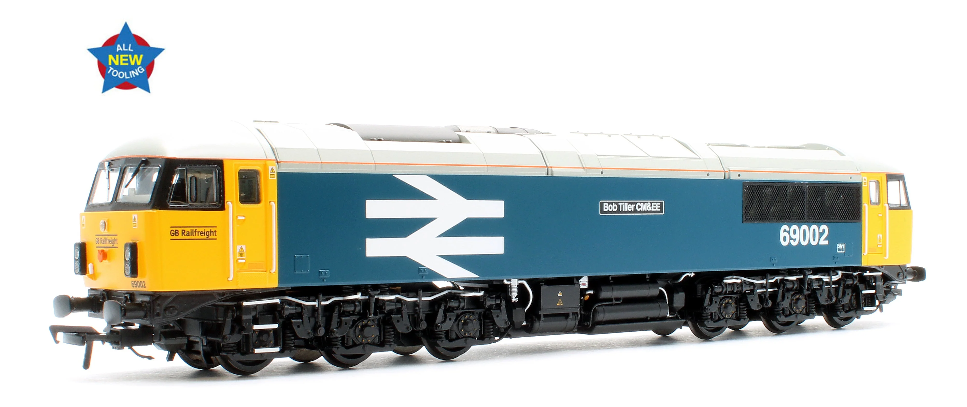 35-777 Pre-Owned Class 69 69002 'Bob Tiller CM&EE' BR Blue (Large Logo) (GBRf) Diesel Locomotive