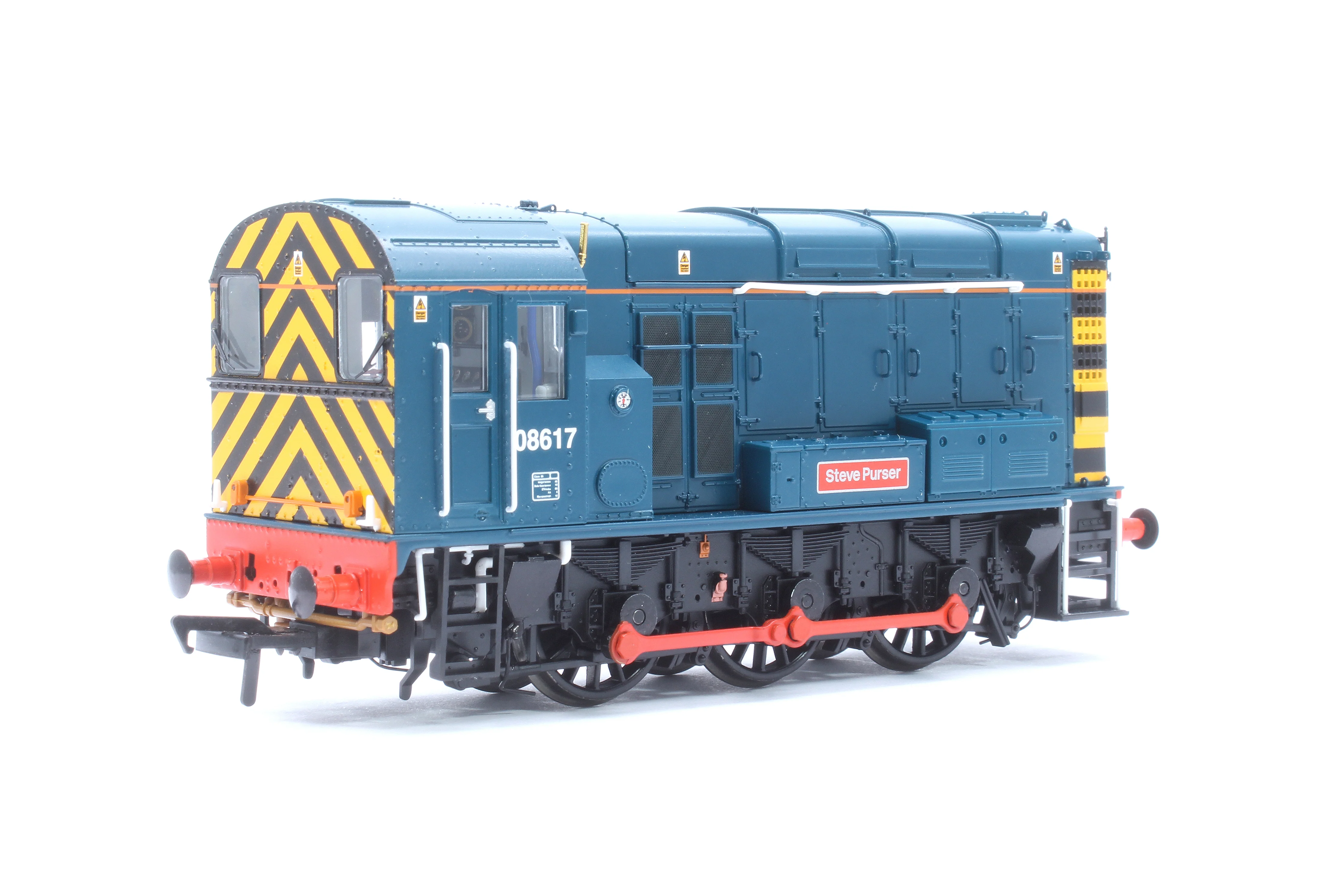 35-915 Class 08 08617 'Steve Purser' BR Blue Diesel Locomotive - Image 3