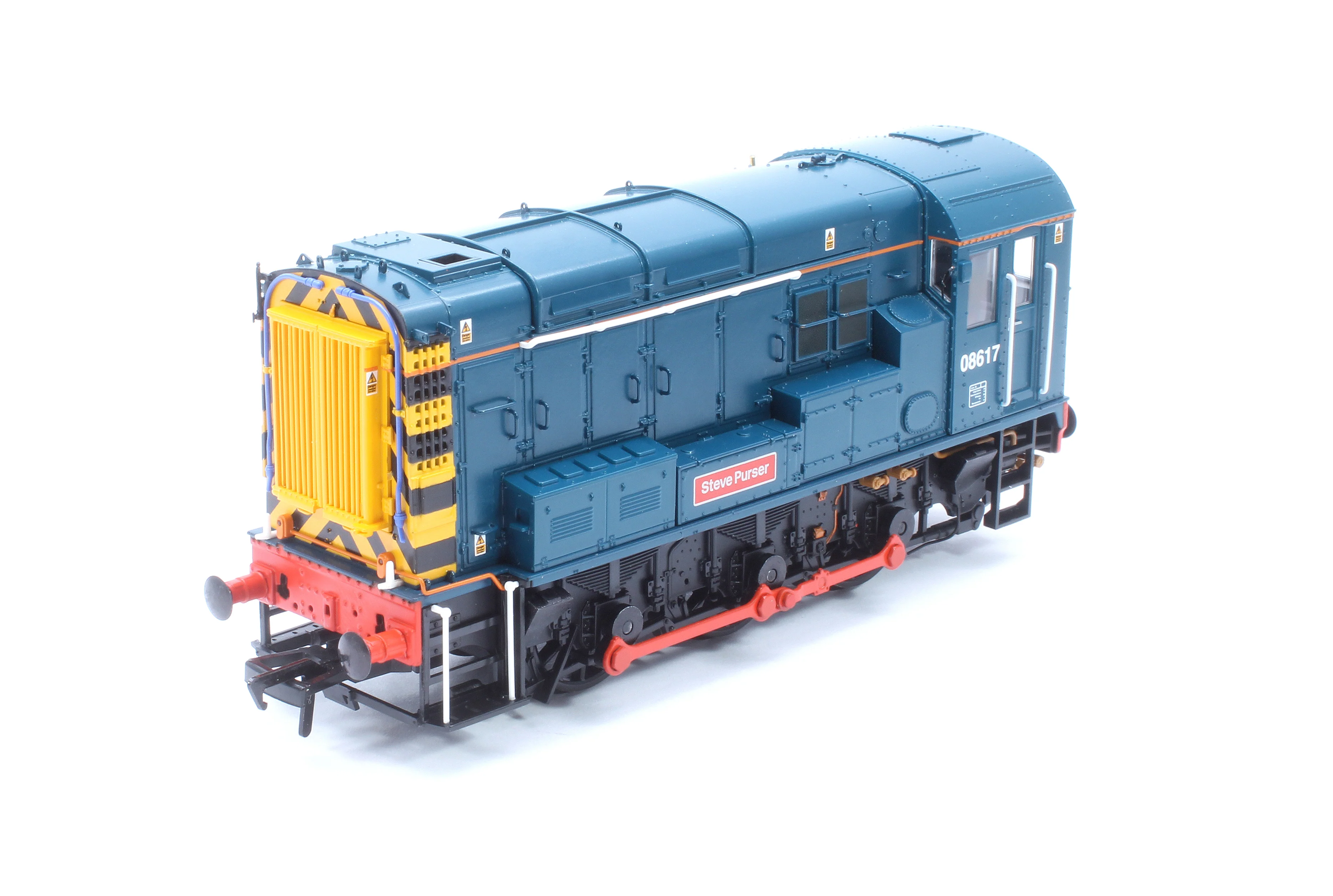 35-915 Class 08 08617 'Steve Purser' BR Blue Diesel Locomotive - Image 8