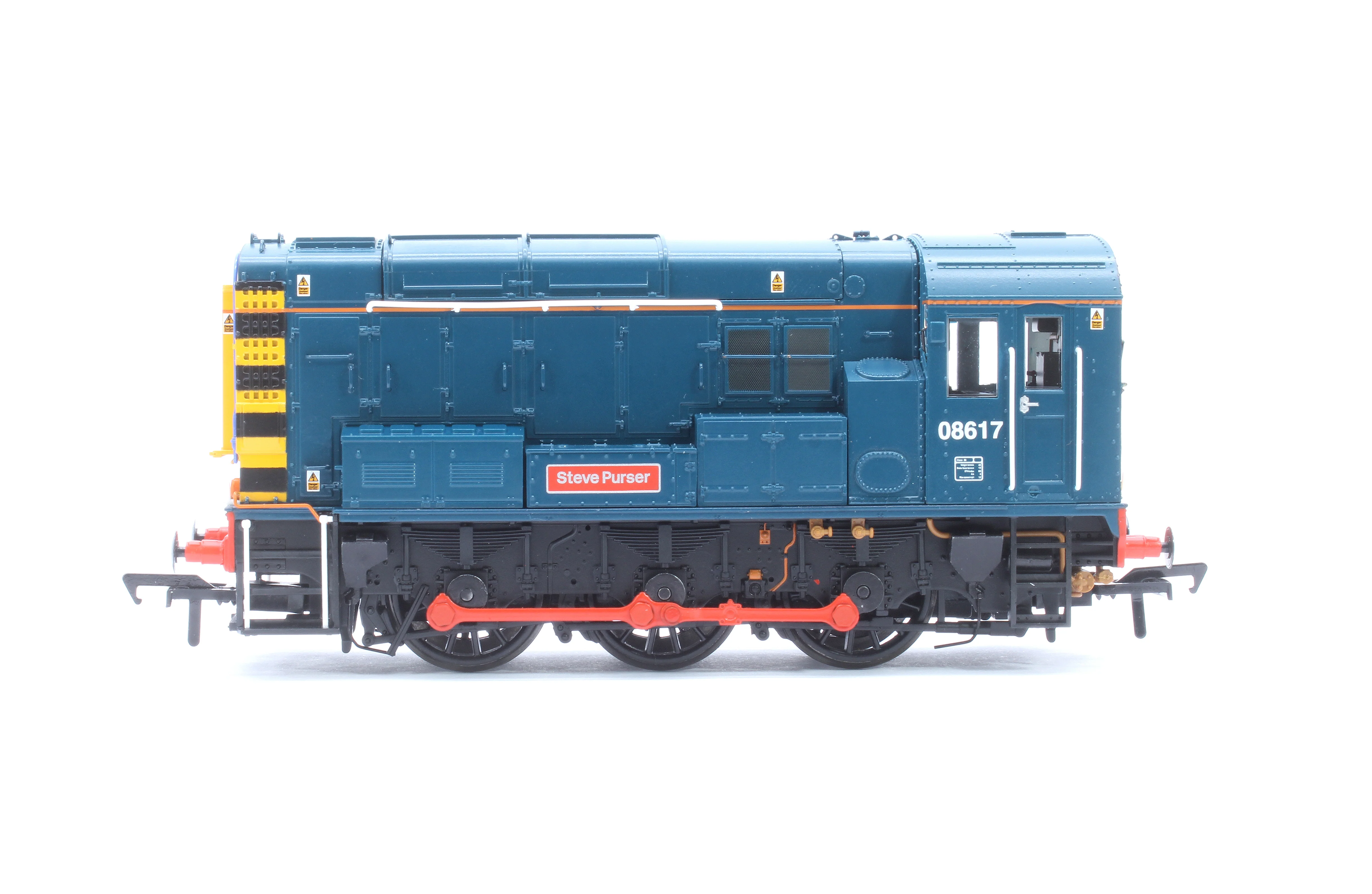 35-915SFX Class 08 08617 'Steve Purser' BR Blue Diesel Locomotive - Deluxe DCC Sound - Image 6