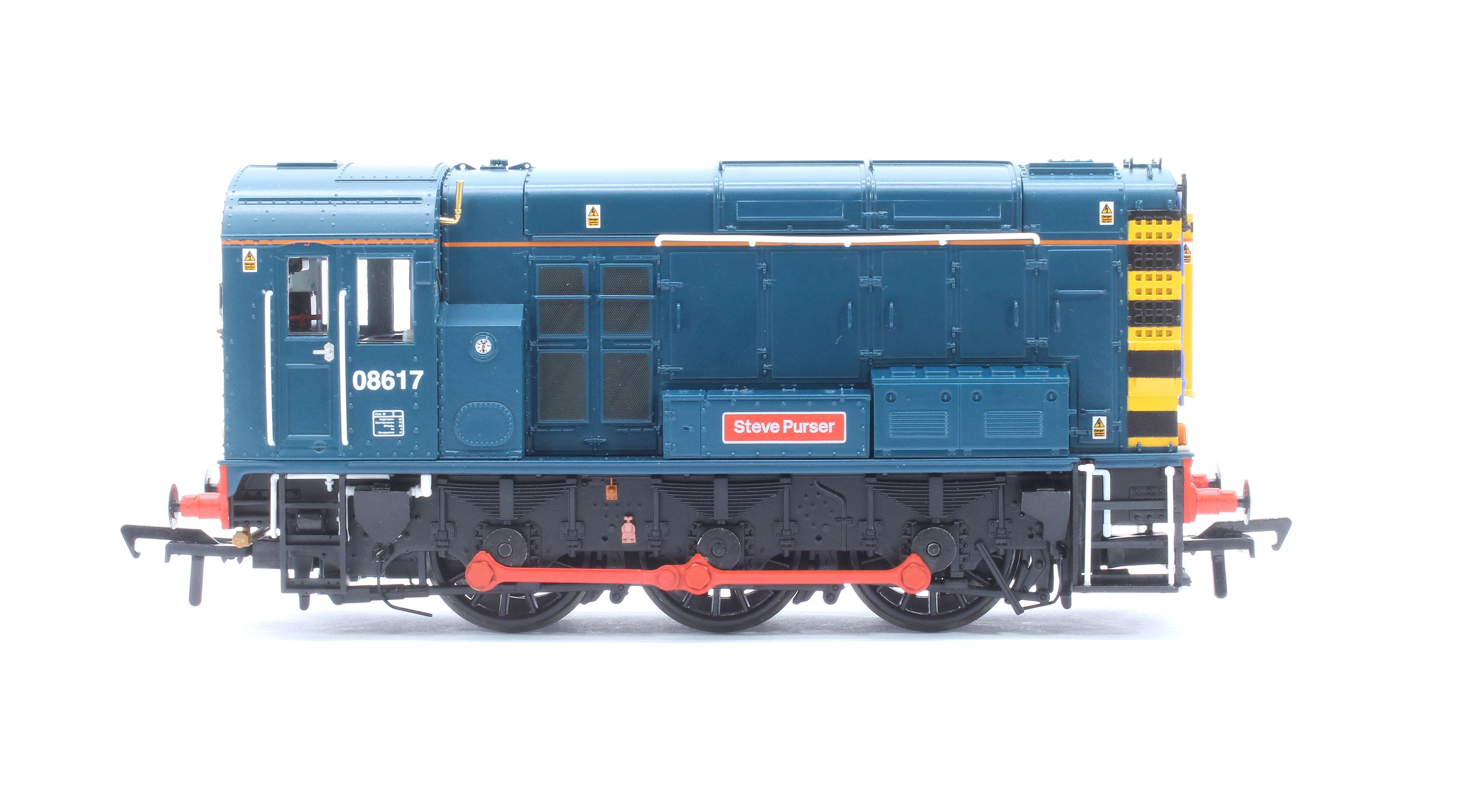 35-915SFX Class 08 08617 'Steve Purser' BR Blue Diesel Locomotive - Deluxe DCC Sound - Image 7