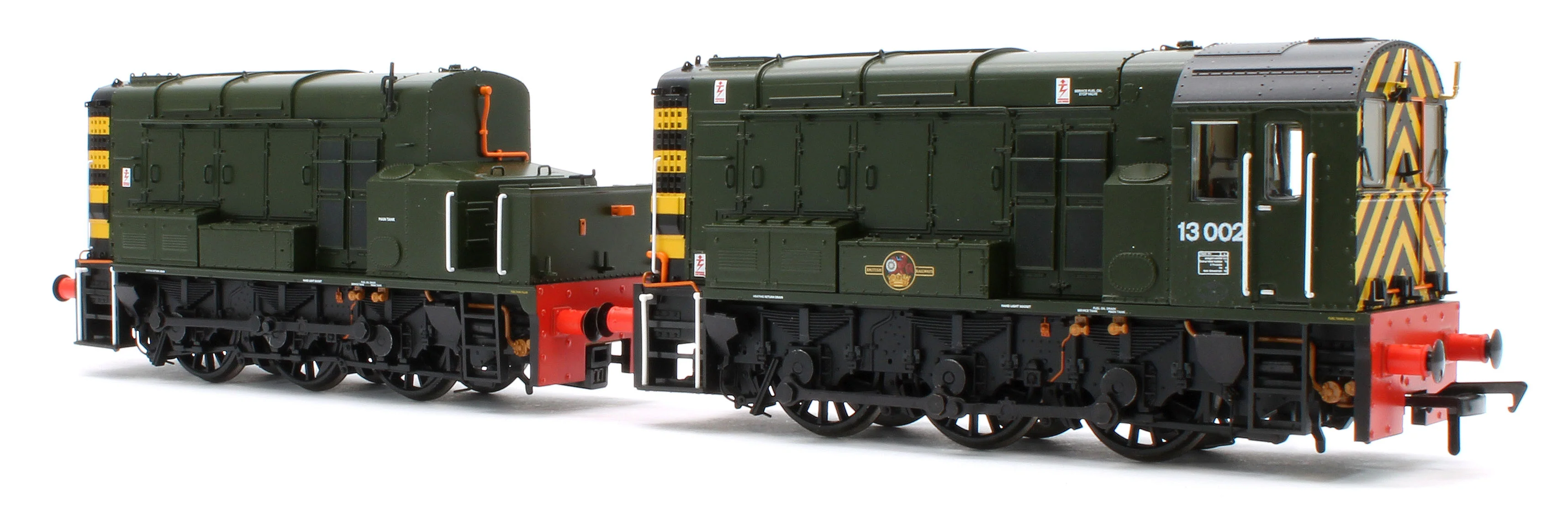 35-945-13002 Bespoke Class 13 13002 BR Green (Wasp Stripes) Diesel Locomotive - Renumbered - Image 3