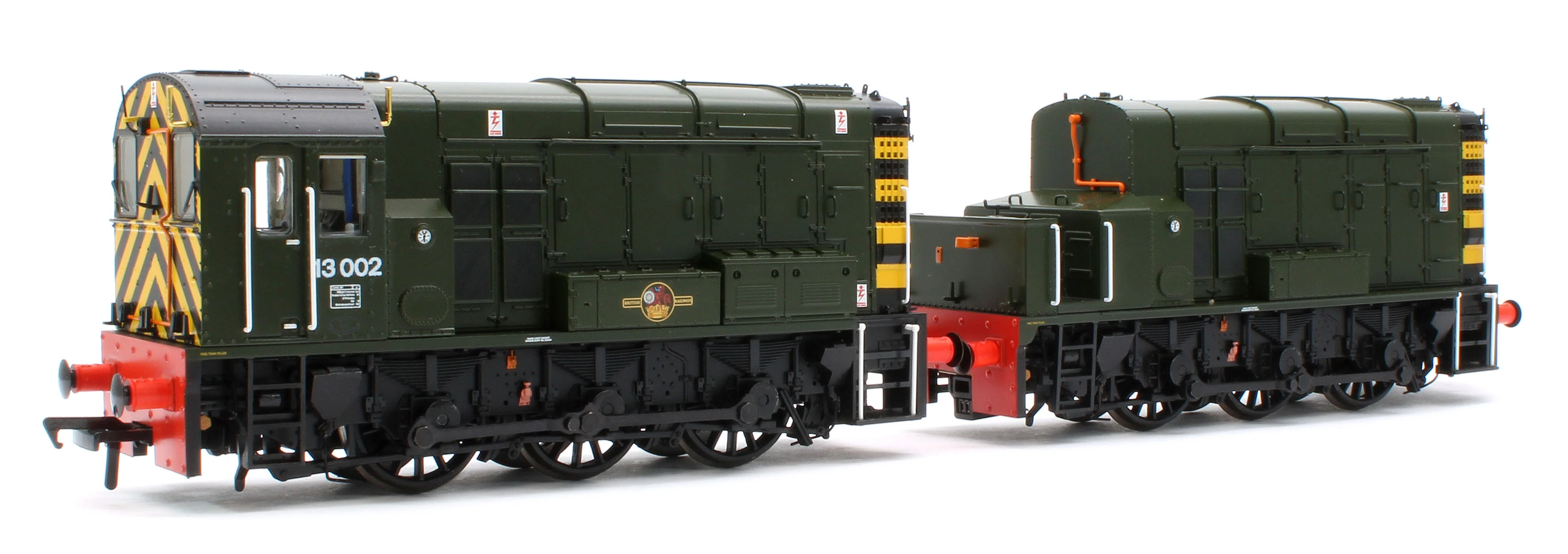 35-945-13002 Bespoke Class 13 13002 BR Green (Wasp Stripes) Diesel Locomotive - Renumbered - Image 4