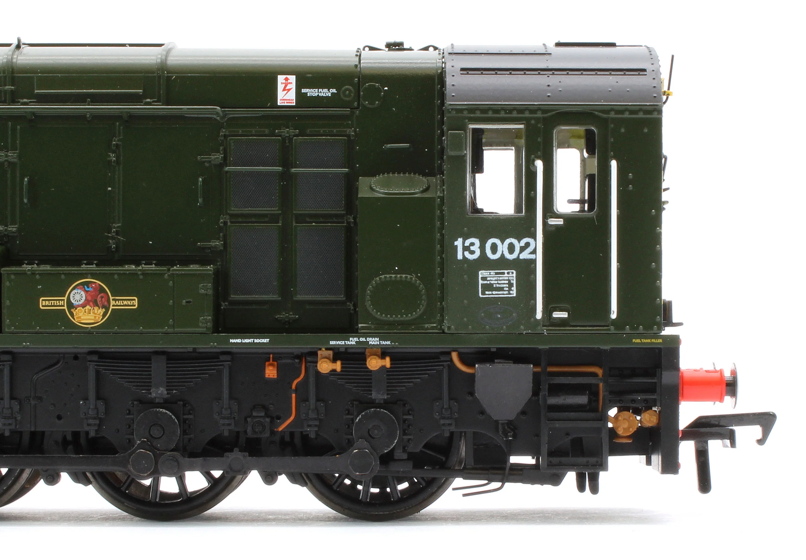 35-945-13002 Bespoke Class 13 13002 BR Green (Wasp Stripes) Diesel Locomotive - Renumbered - Image 7