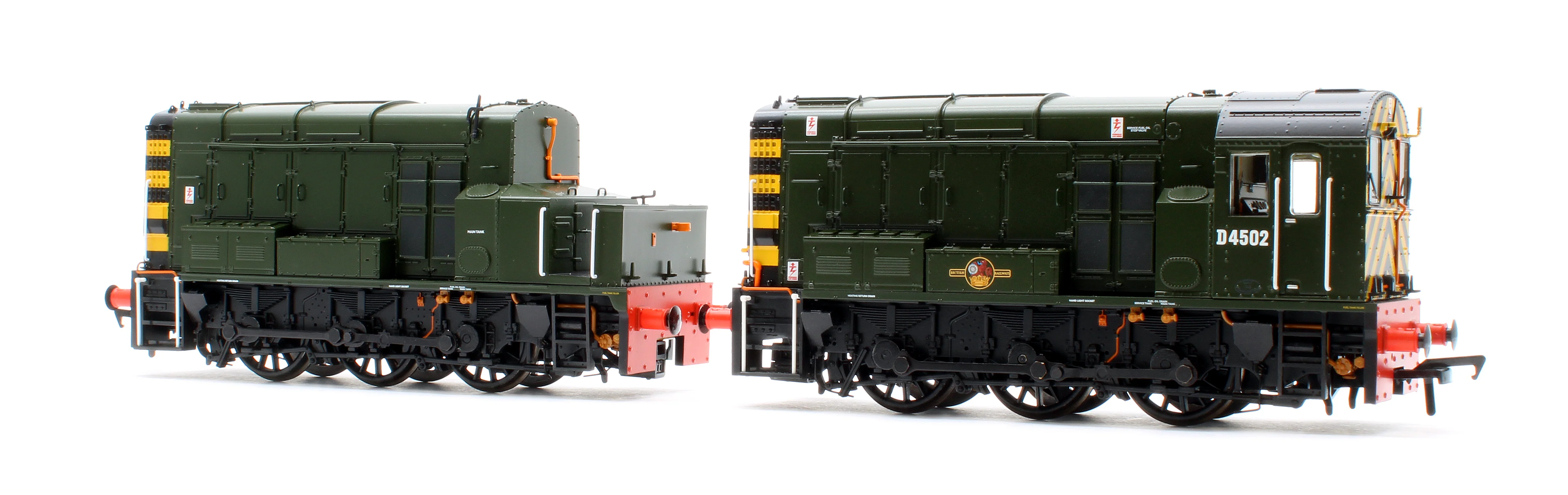 35-945 Class 13 D4502 BR Green (Wasp Stripes) Diesel Locomotive - Image 4