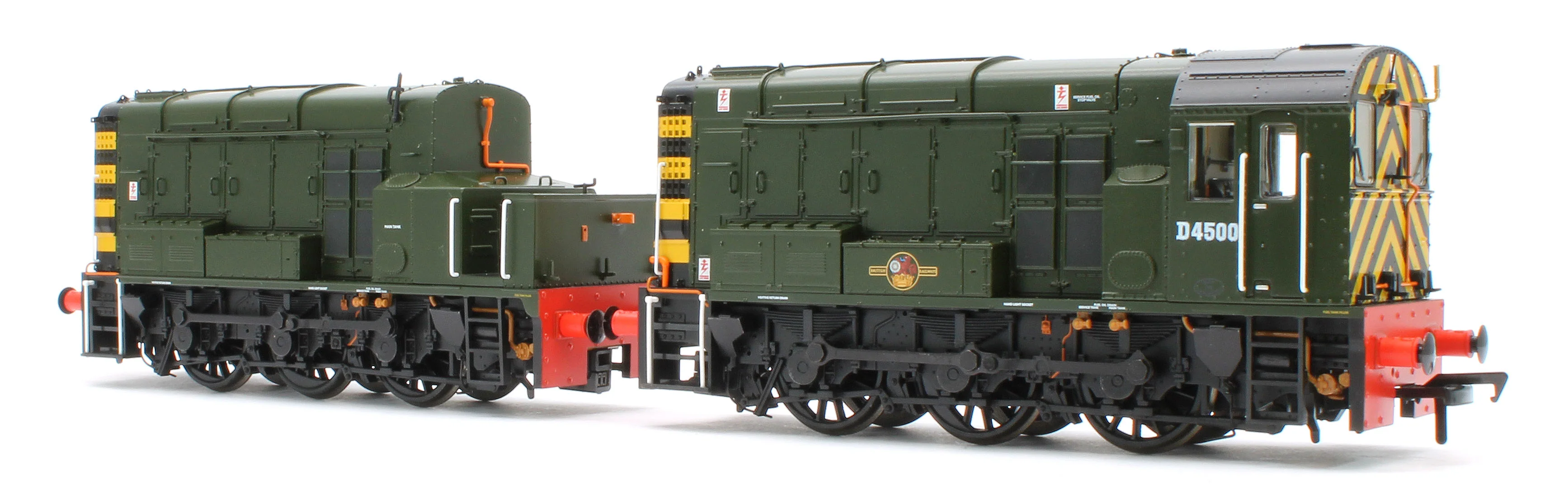 35-945-D4500 Bespoke Class 13 D4500 BR Green (Wasp Stripes) Diesel Locomotive - Renumbered - Image 3