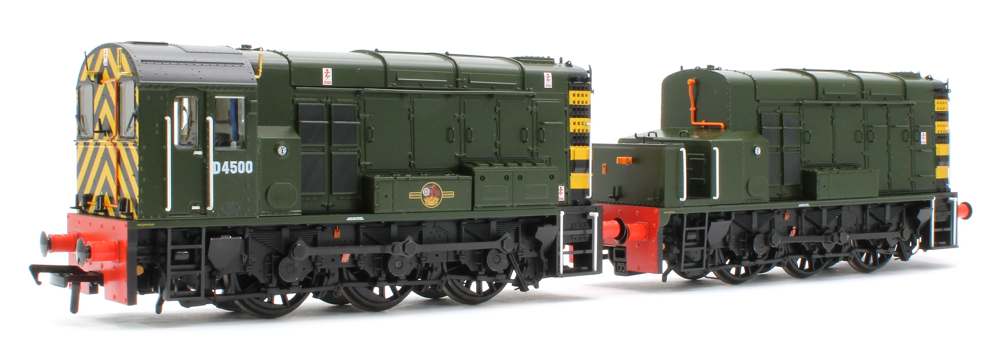 35-945-D4500 Bespoke Class 13 D4500 BR Green (Wasp Stripes) Diesel Locomotive - Renumbered - Image 4