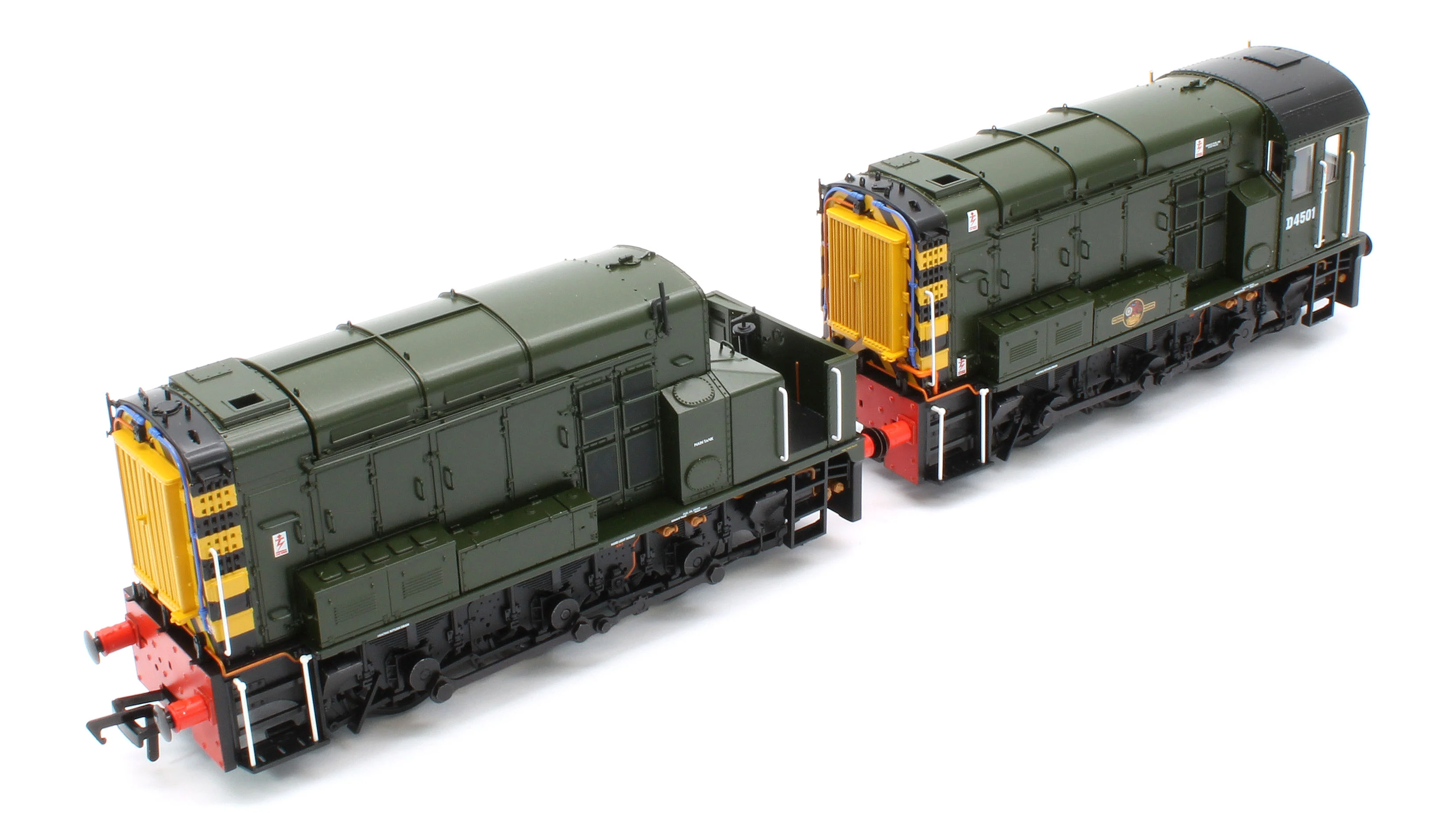35-945-D4501 Bespoke Class 13 D4501 BR Green (Wasp Stripes) Diesel Locomotive - Renumbered - Image 10