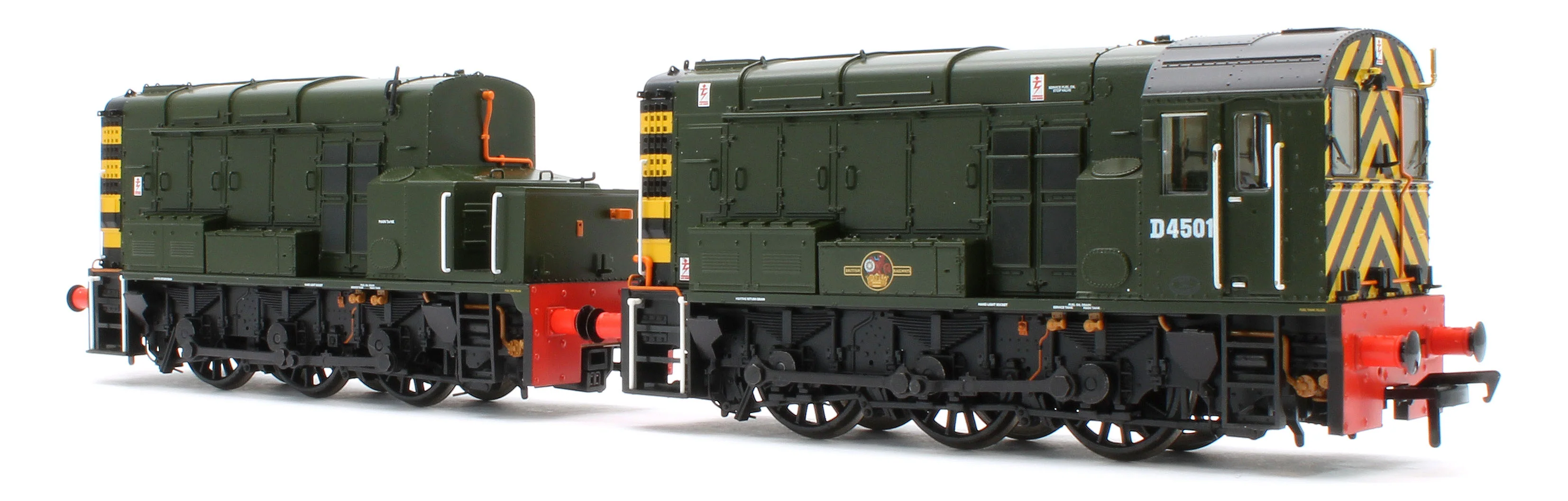 35-945-D4501 Bespoke Class 13 D4501 BR Green (Wasp Stripes) Diesel Locomotive - Renumbered - Image 3