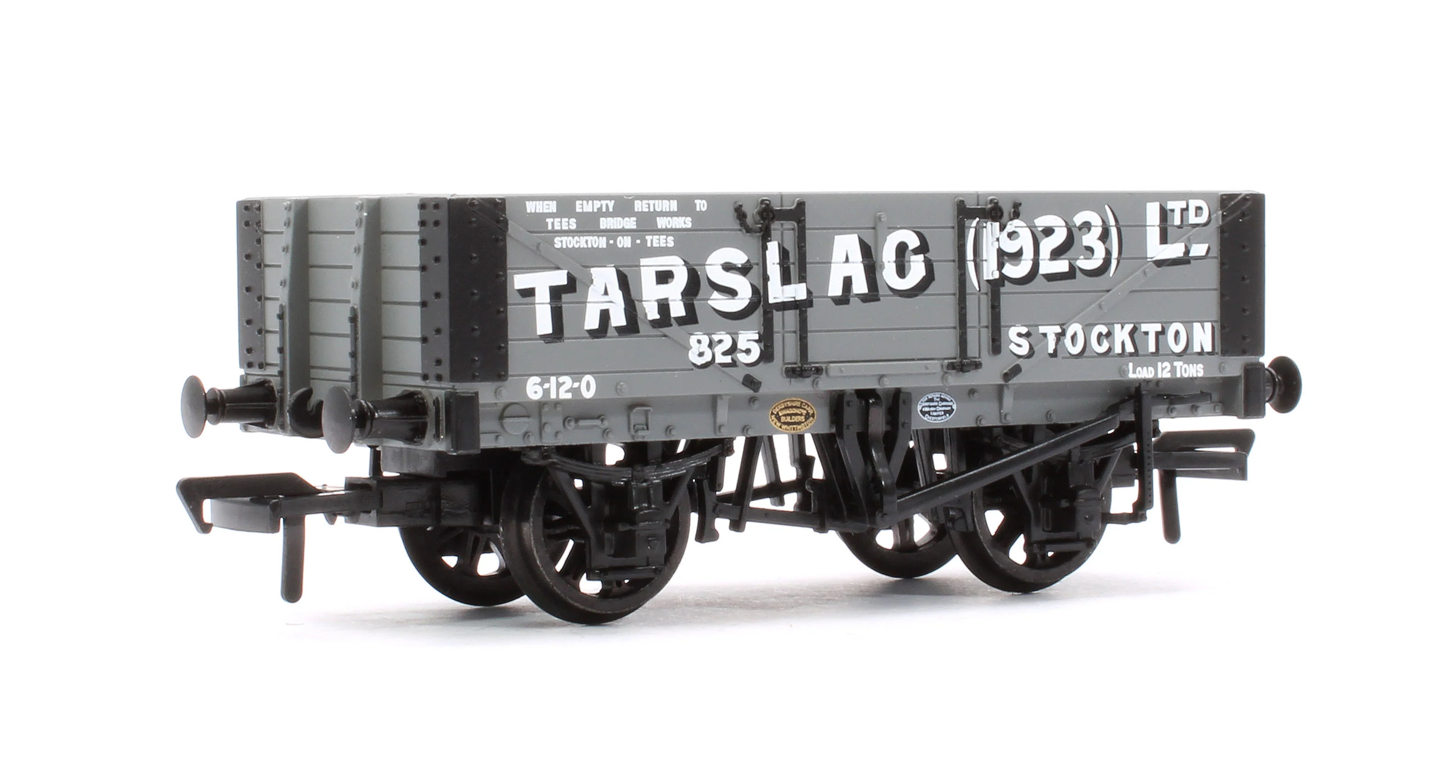 37-026C 5 Plank Wagon Steel Floor 'Tarslag (1923) Ltd.' Grey No.825 - Image 3