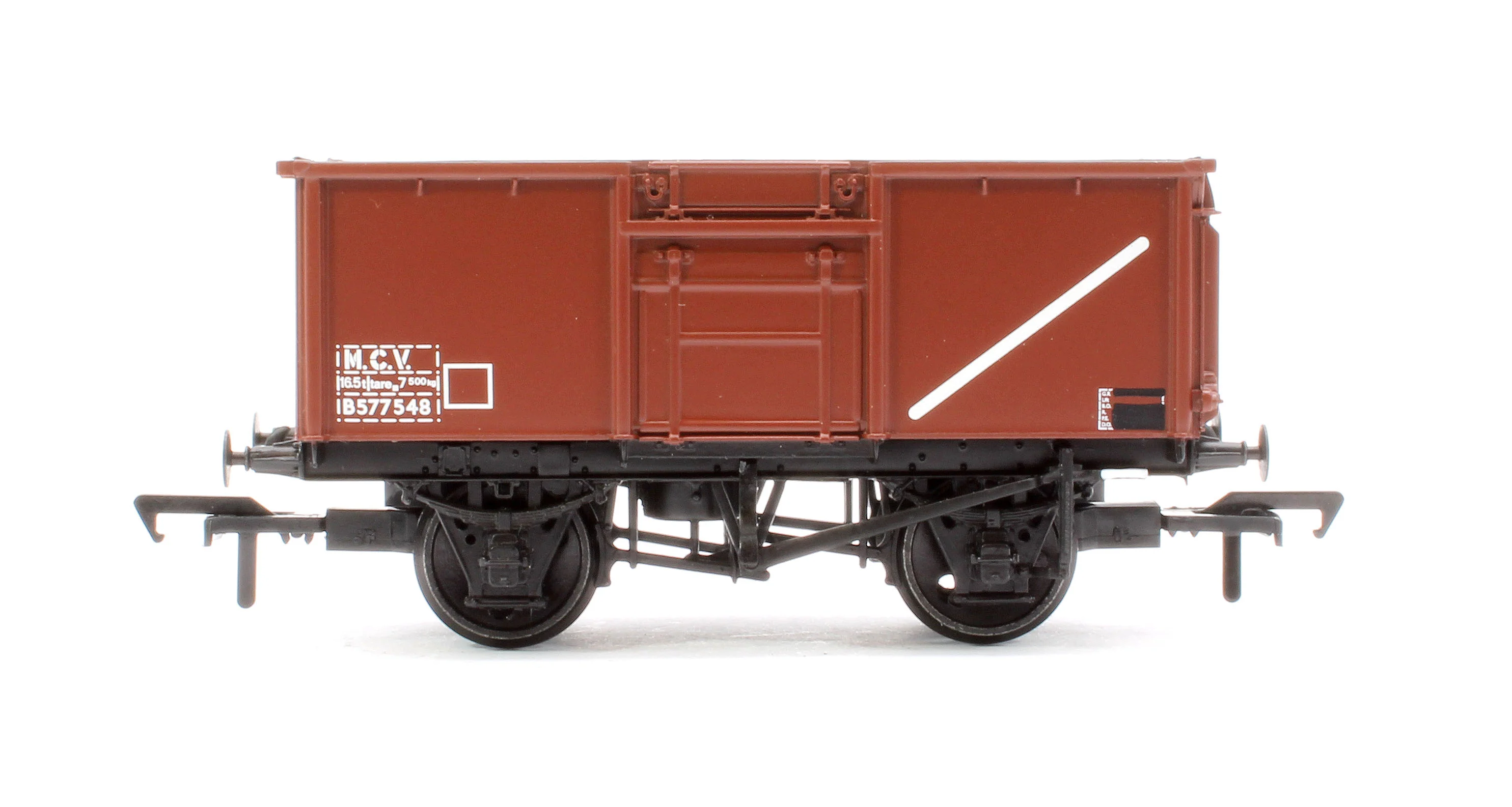 37-238A BR 16T Steel Mineral Top Flap Doors 3-Wagon Pack BR Bauxite (TOPS) - Image 8