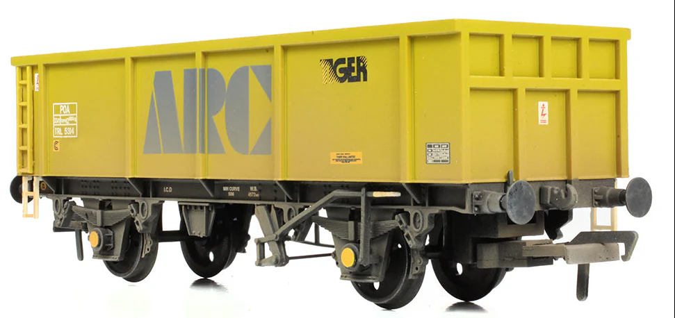 37-552E POA Mineral Wagon 'ARC/Tiger' Yellow No.TRL5314 - Weathered - Image 2