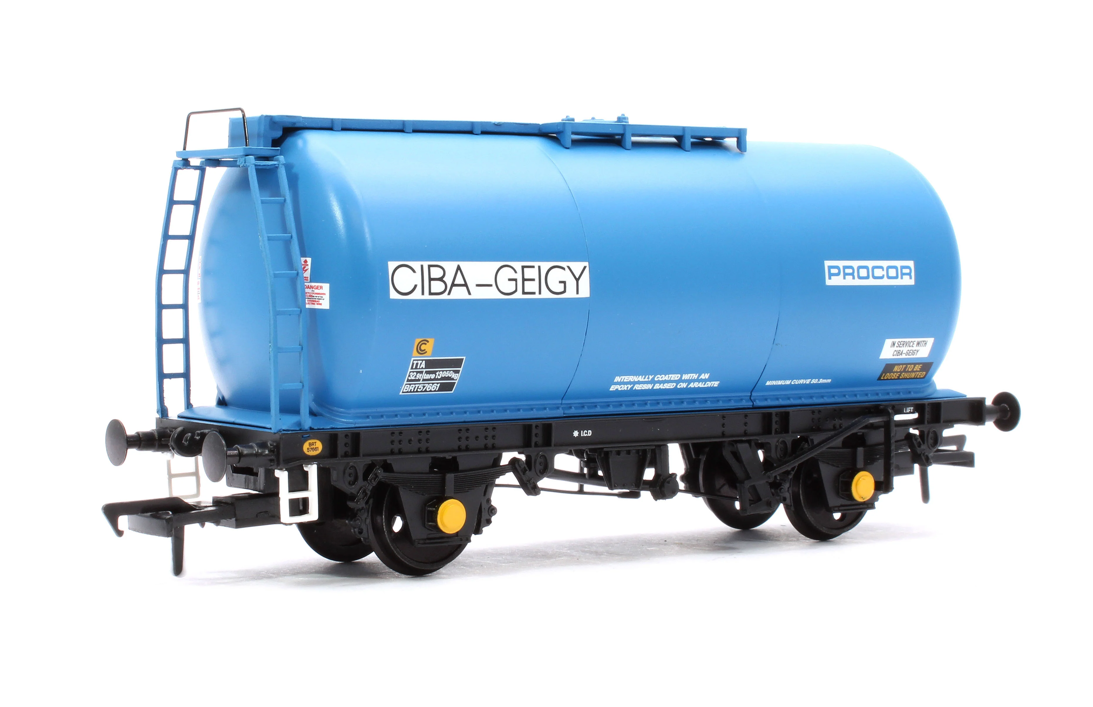 37-584A BR 45T TTA Tank Wagon 'Ciba-Geigy' Blue No.BRT57661 - Image 3