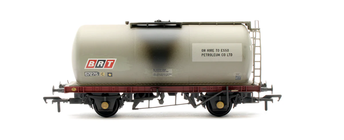 37-594 BR 45T TTA Tank Wagon Esso Grey (Unbranded) No.57275 - Weathered - Image 2