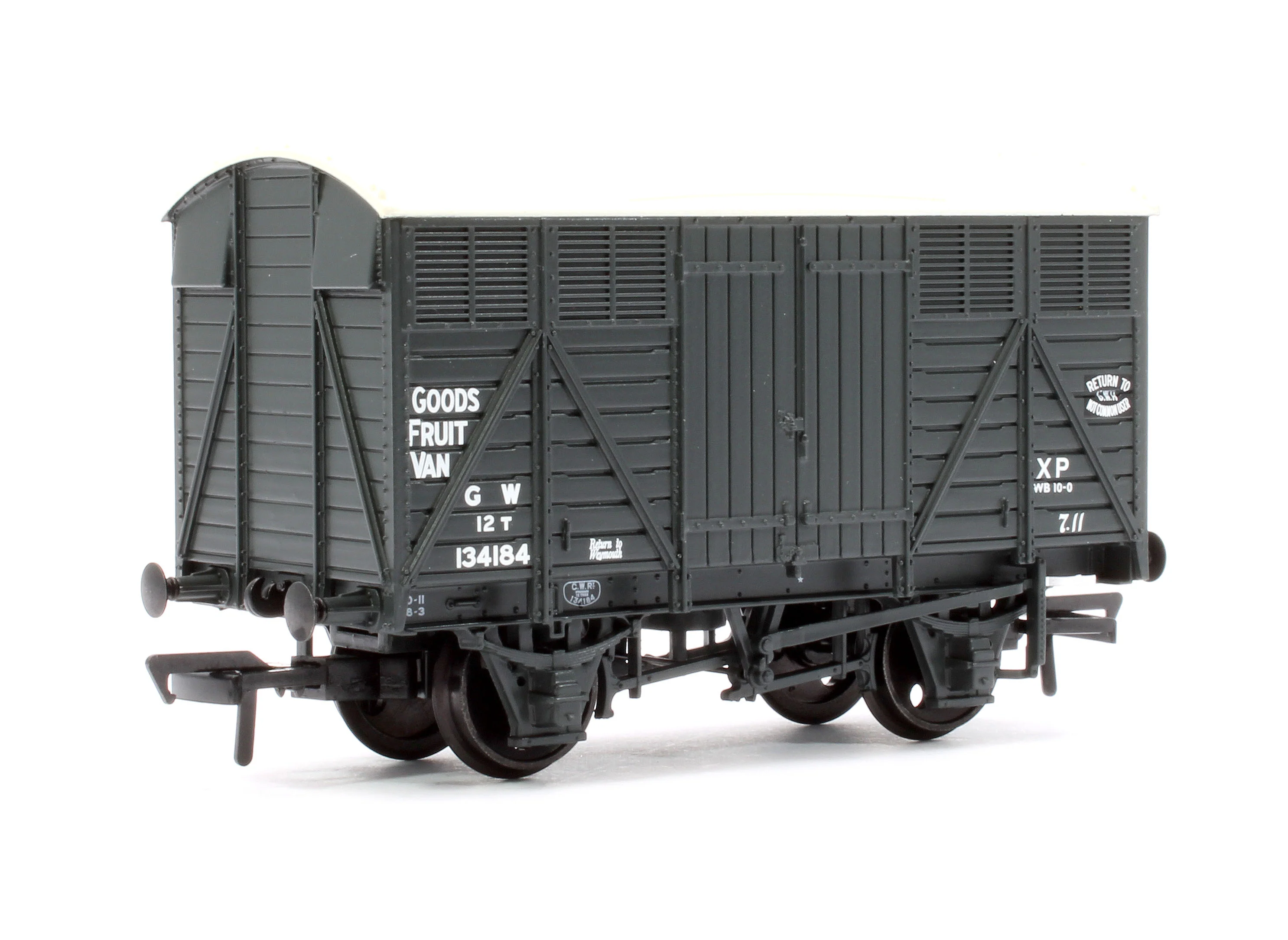 37-751E GWR 12 Ton Fruit Van GWR Grey 134184 - Image 3