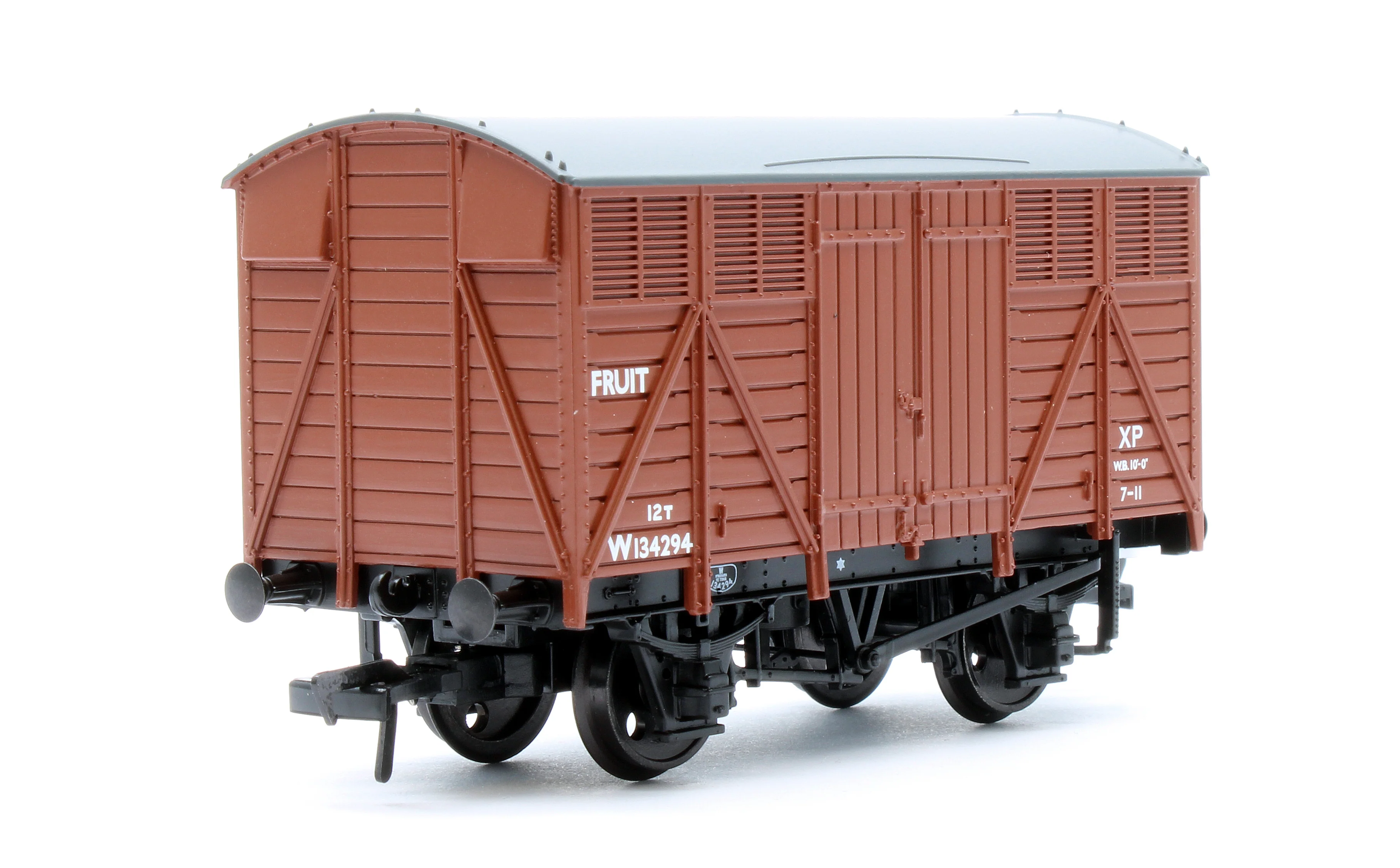 37-754E GWR 12 Ton Fruit Van BR Bauxite (Early) W134294