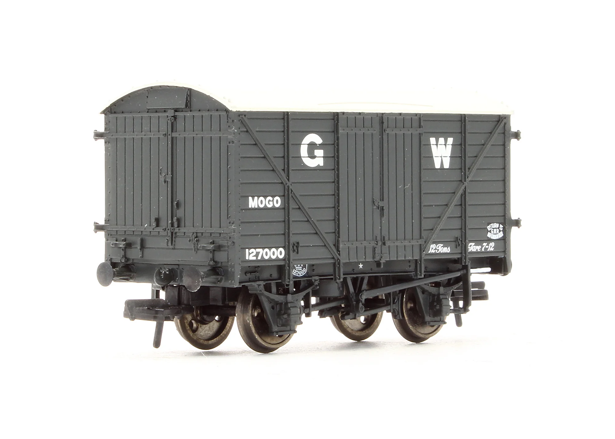 Pre-Owned 37-778 12 Ton Mogo Van GWR Grey No.127000 - Image 2