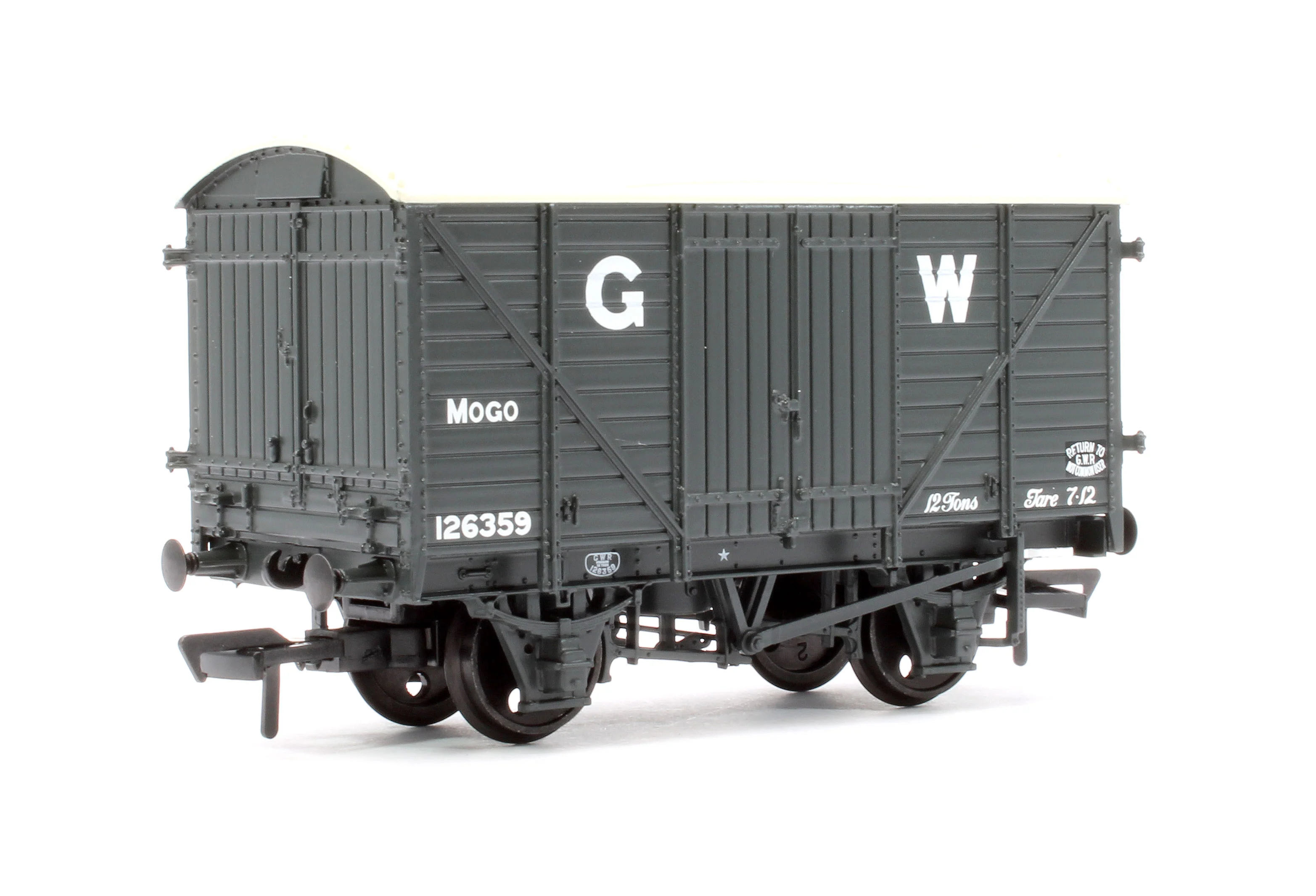 37-778E GWR 12T 'Mogo' Motor Car Van GWR Grey 126359