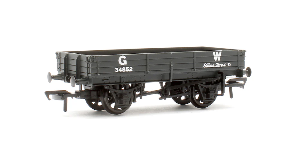 37-941 3 Plank Wagon GWR Grey No.34852